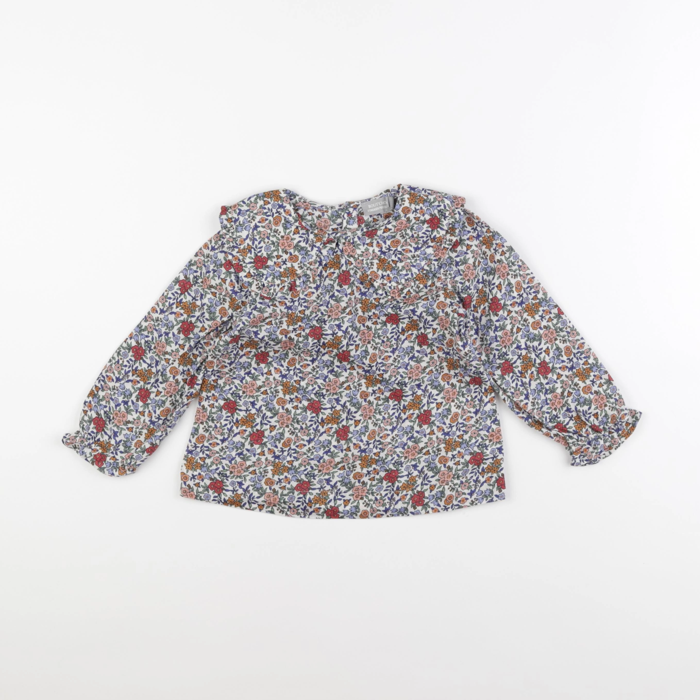 Boutchou - blouse multicolore - 24 mois