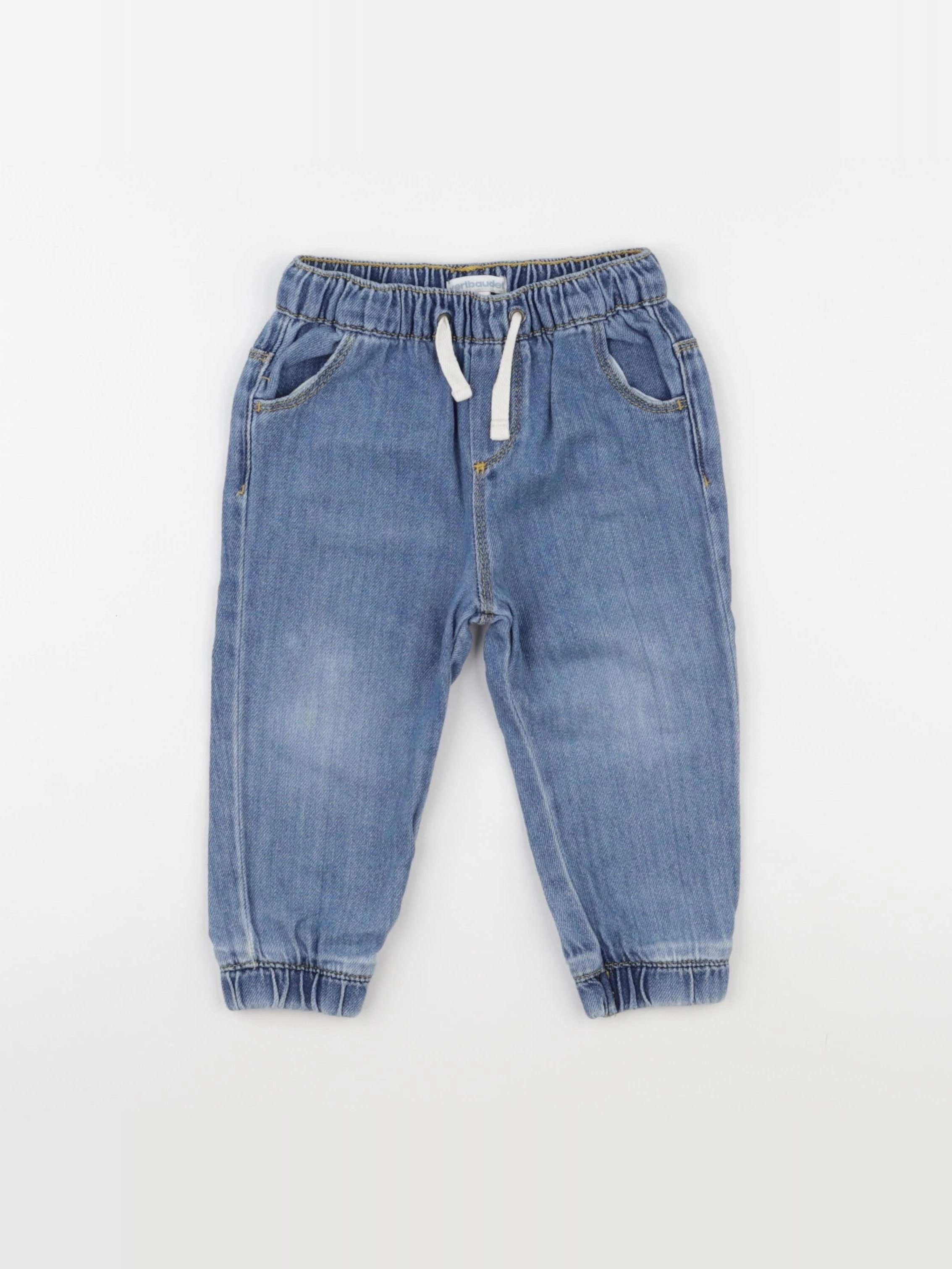 Vertbaudet - pantalon bleu - 18 mois