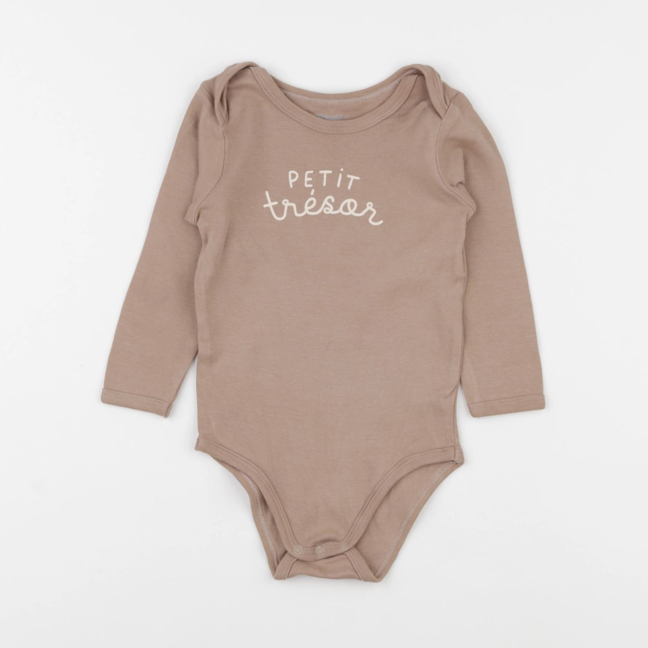 Vertbaudet - body marron - 18 mois