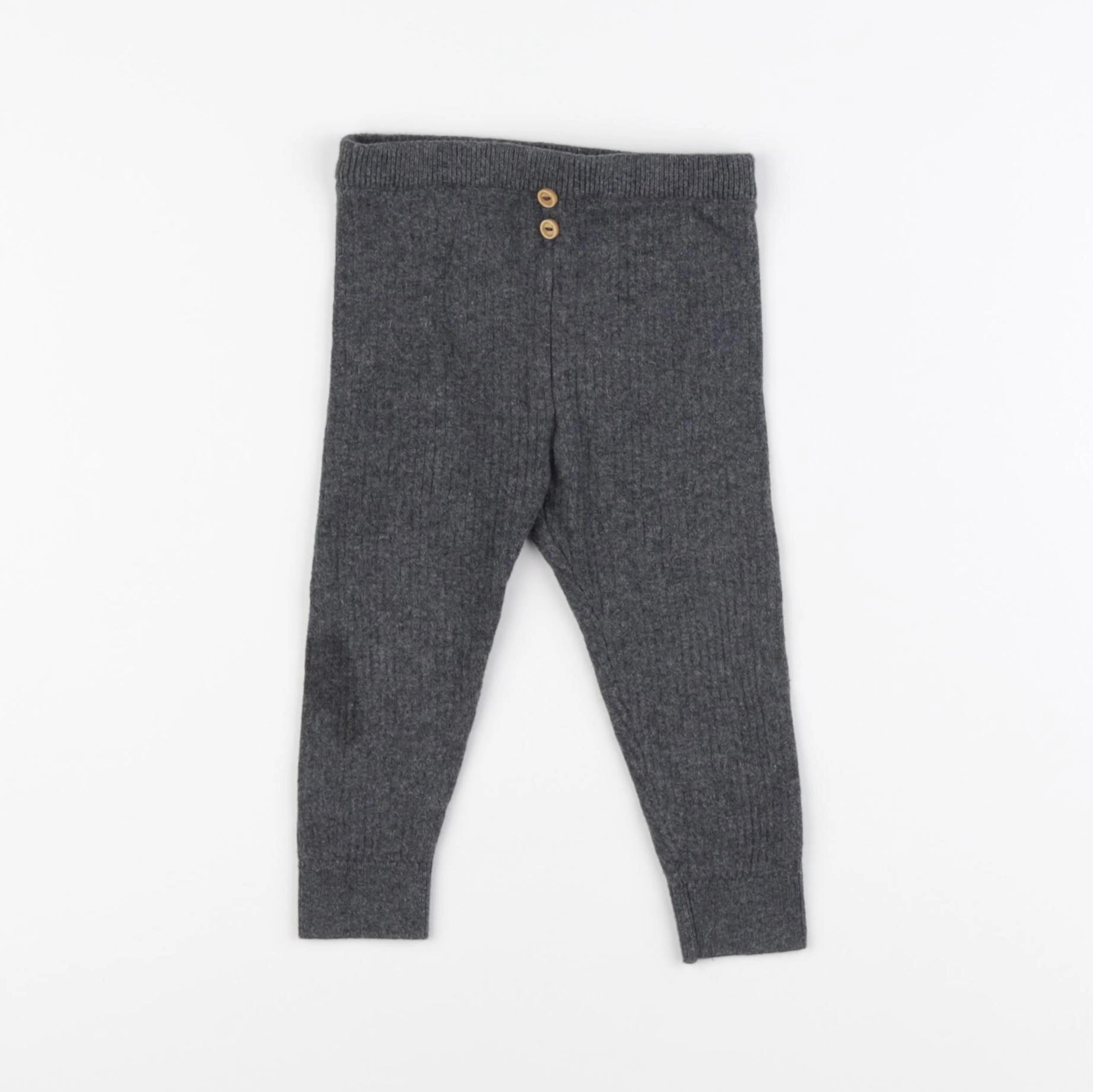 Zara - legging gris - 6/9 mois