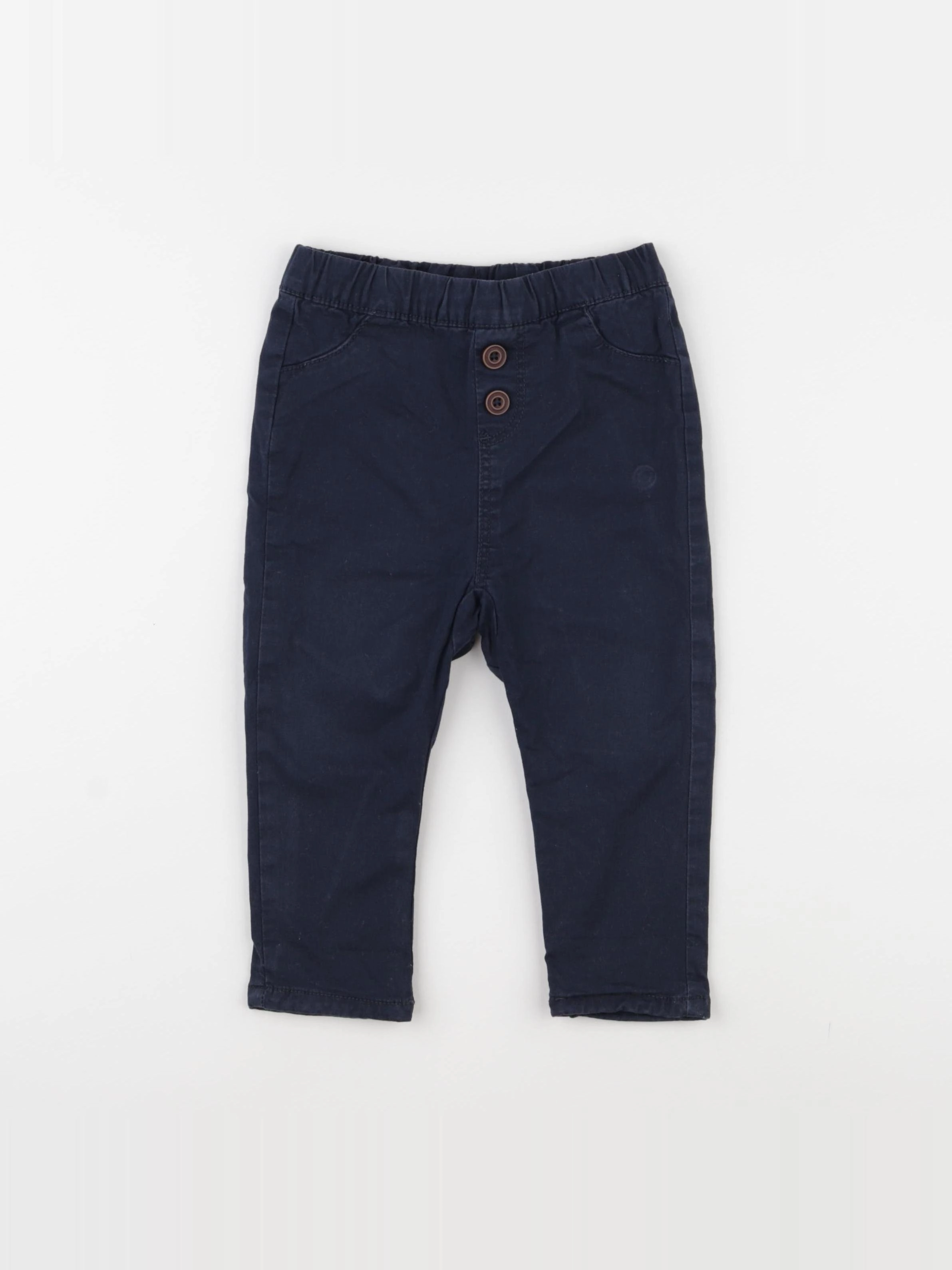Tape à l'oeil - pantalon bleu - 18 mois