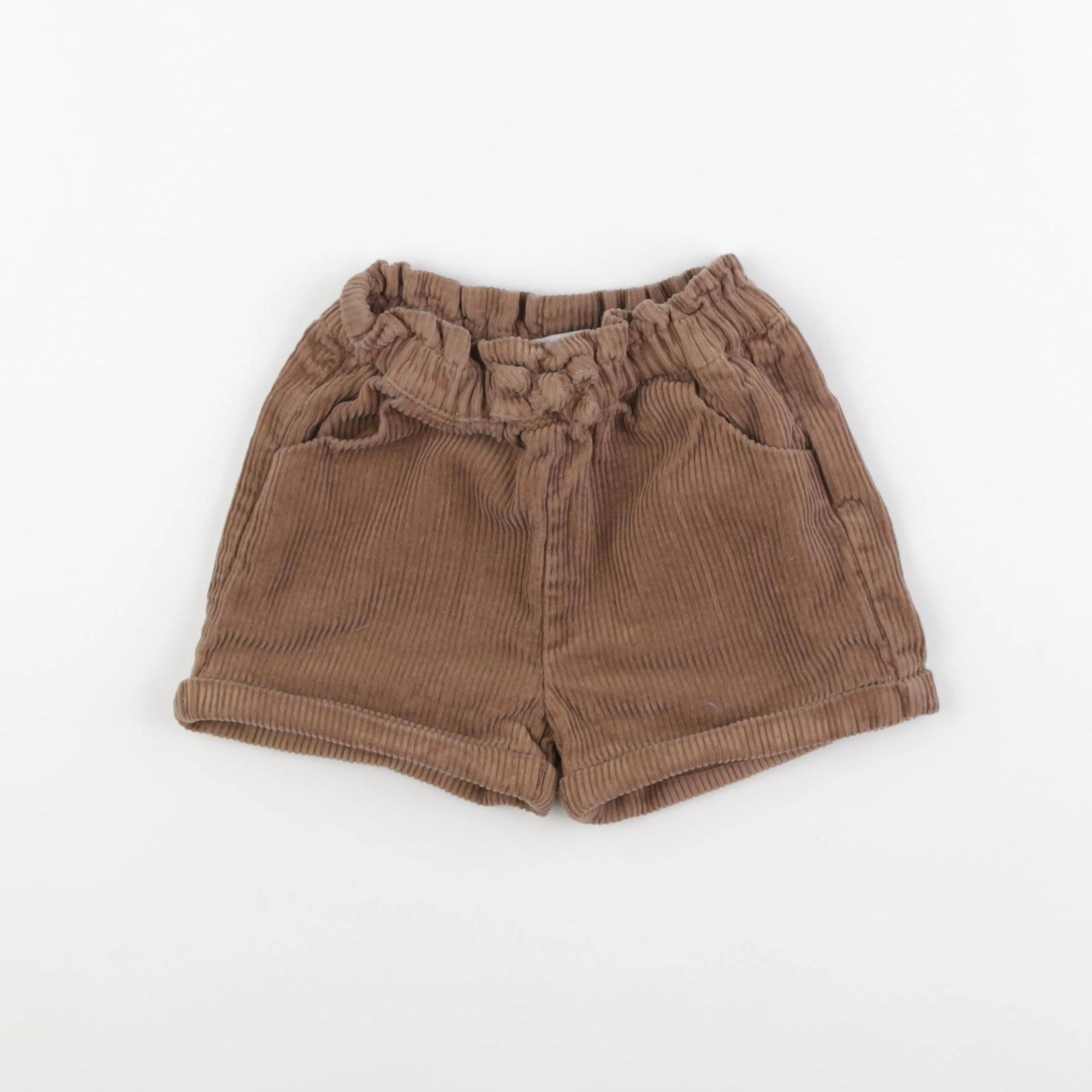 Vertbaudet - short marron - 24 mois