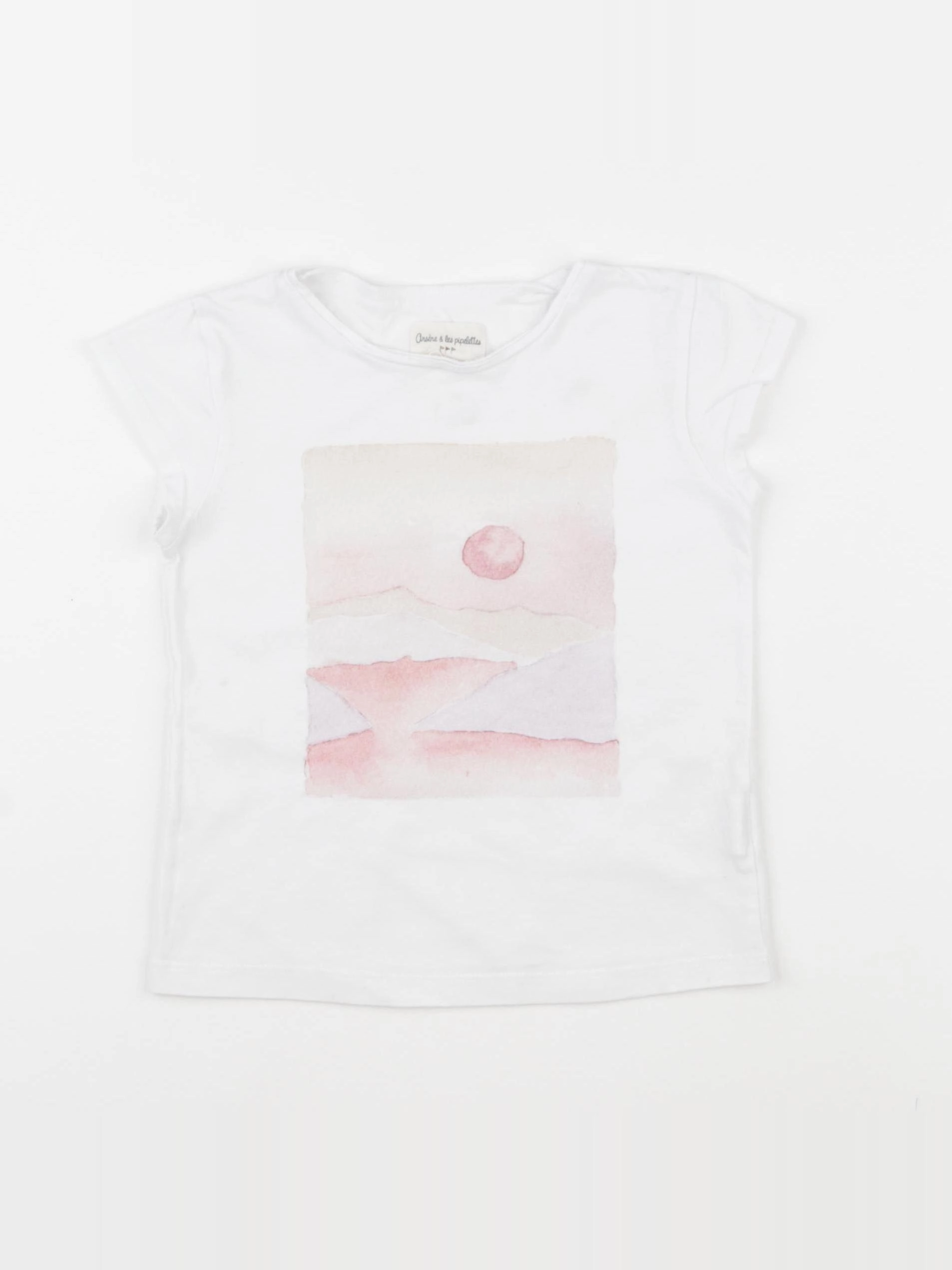 Arsène et les pipelettes - tee-shirt blanc - 4 ans