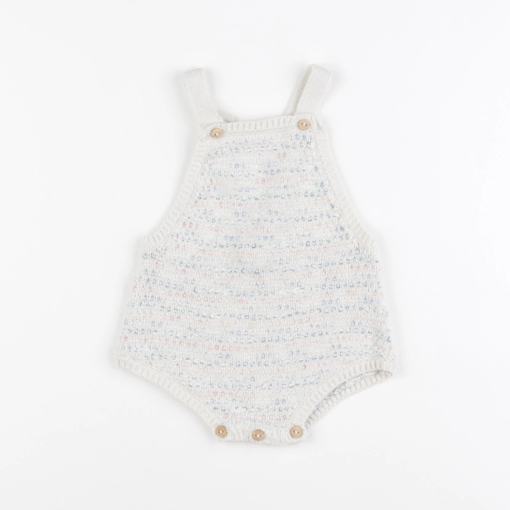Zara - combinaison beige, bleu, rose - 3/6 mois