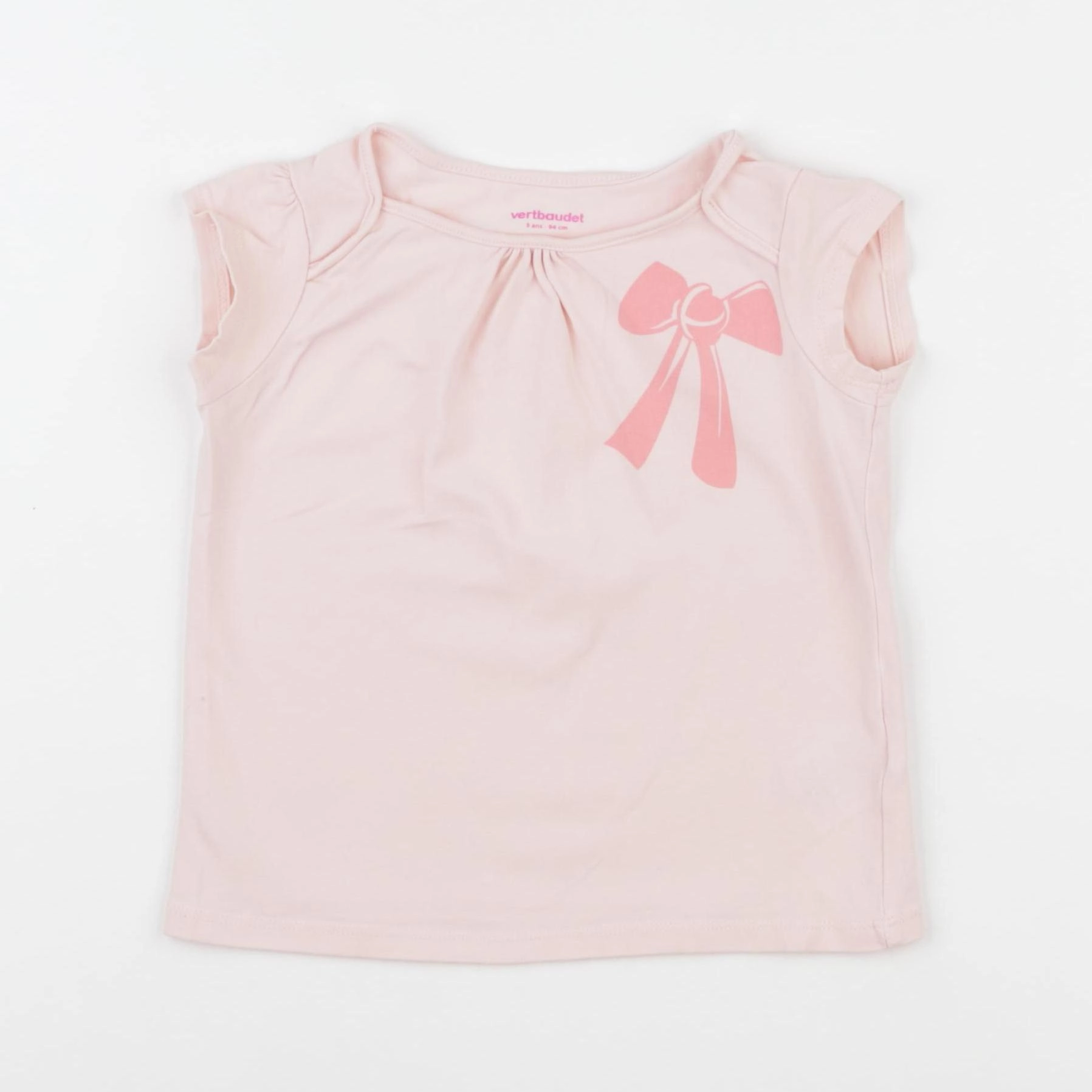 Vertbaudet - débardeur rose - 3 ans