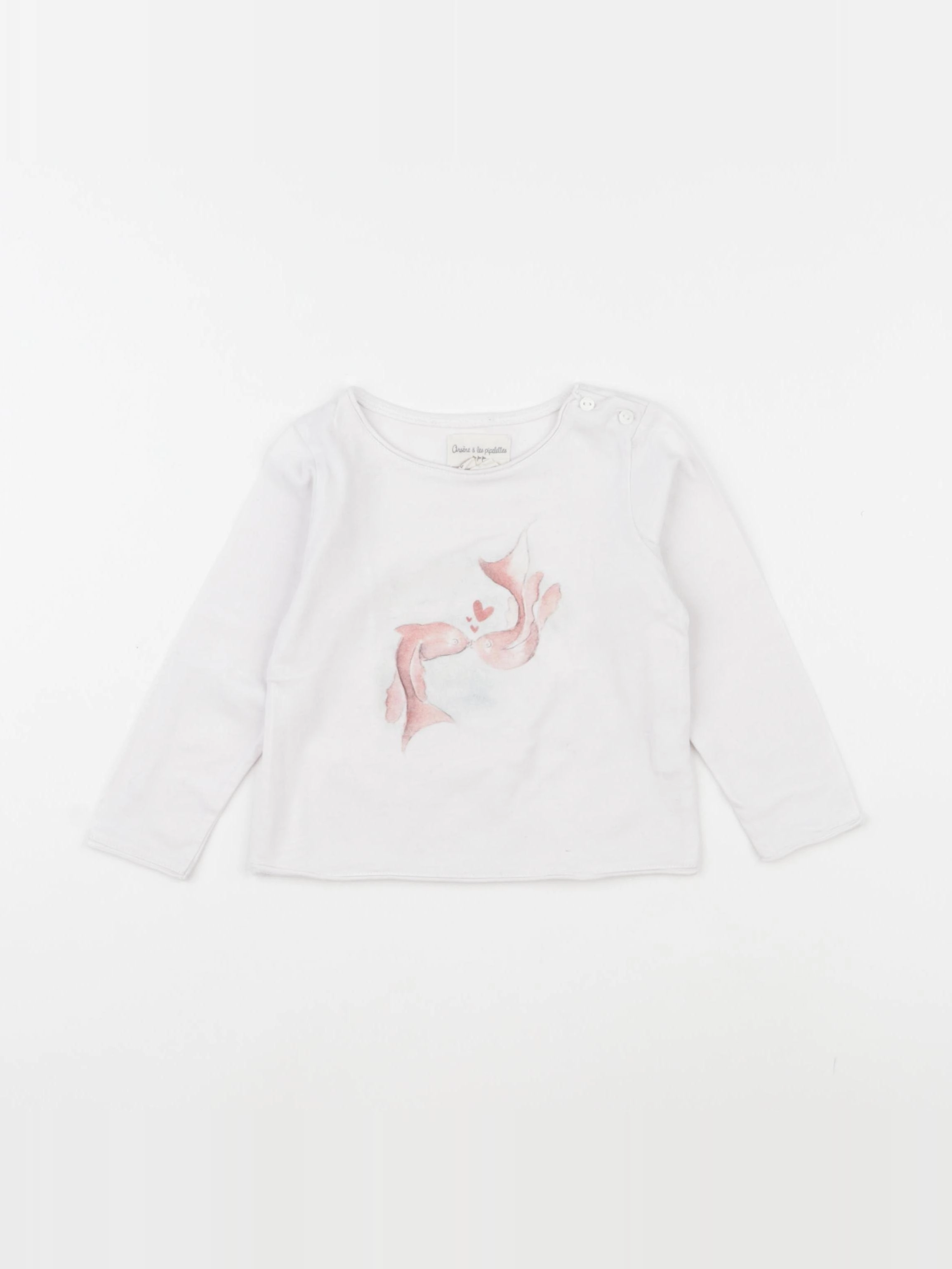 Arsène et les pipelettes - tee-shirt blanc - 24 mois