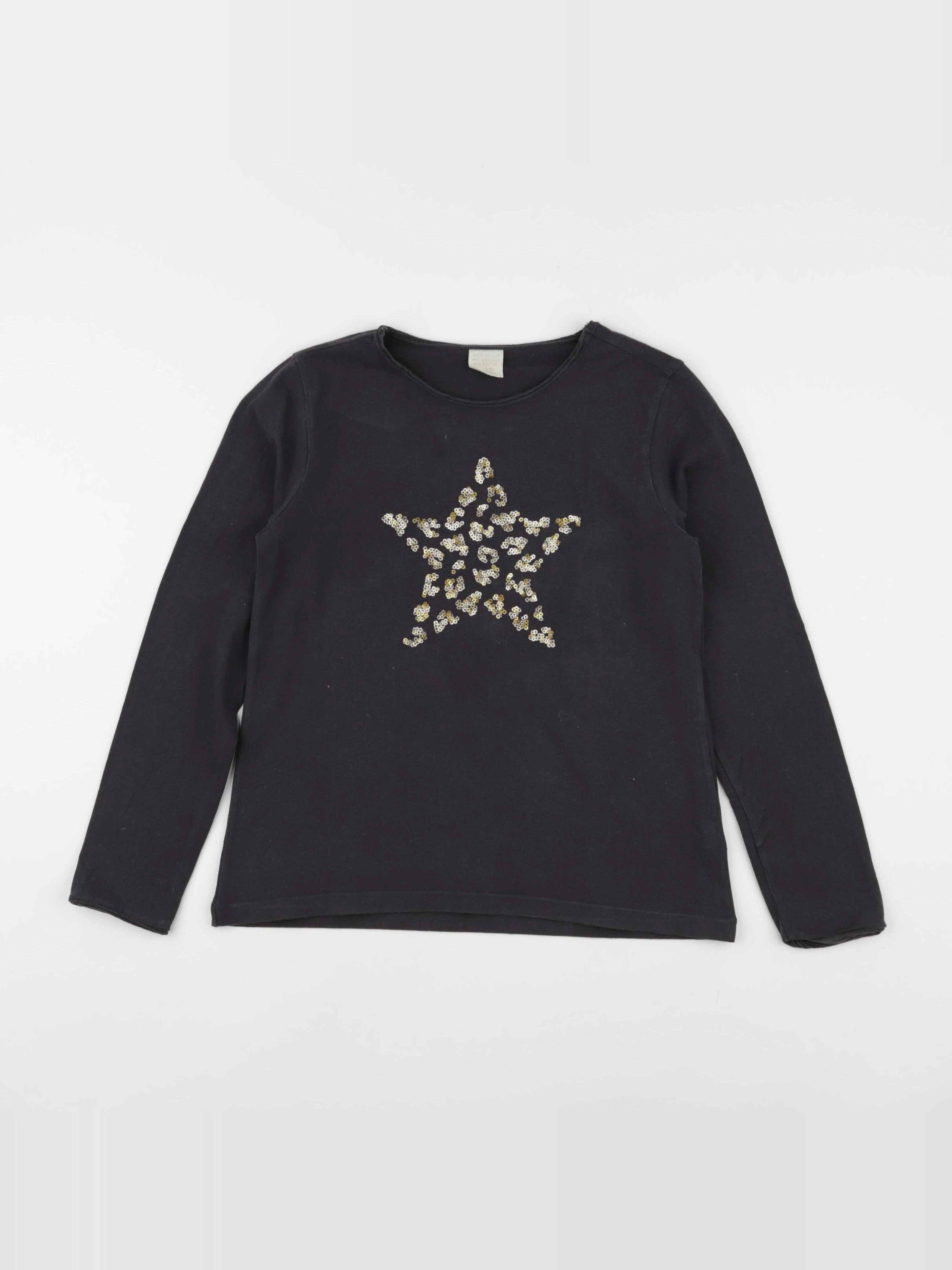 Zara - tee-shirt gris - 11/12 ans