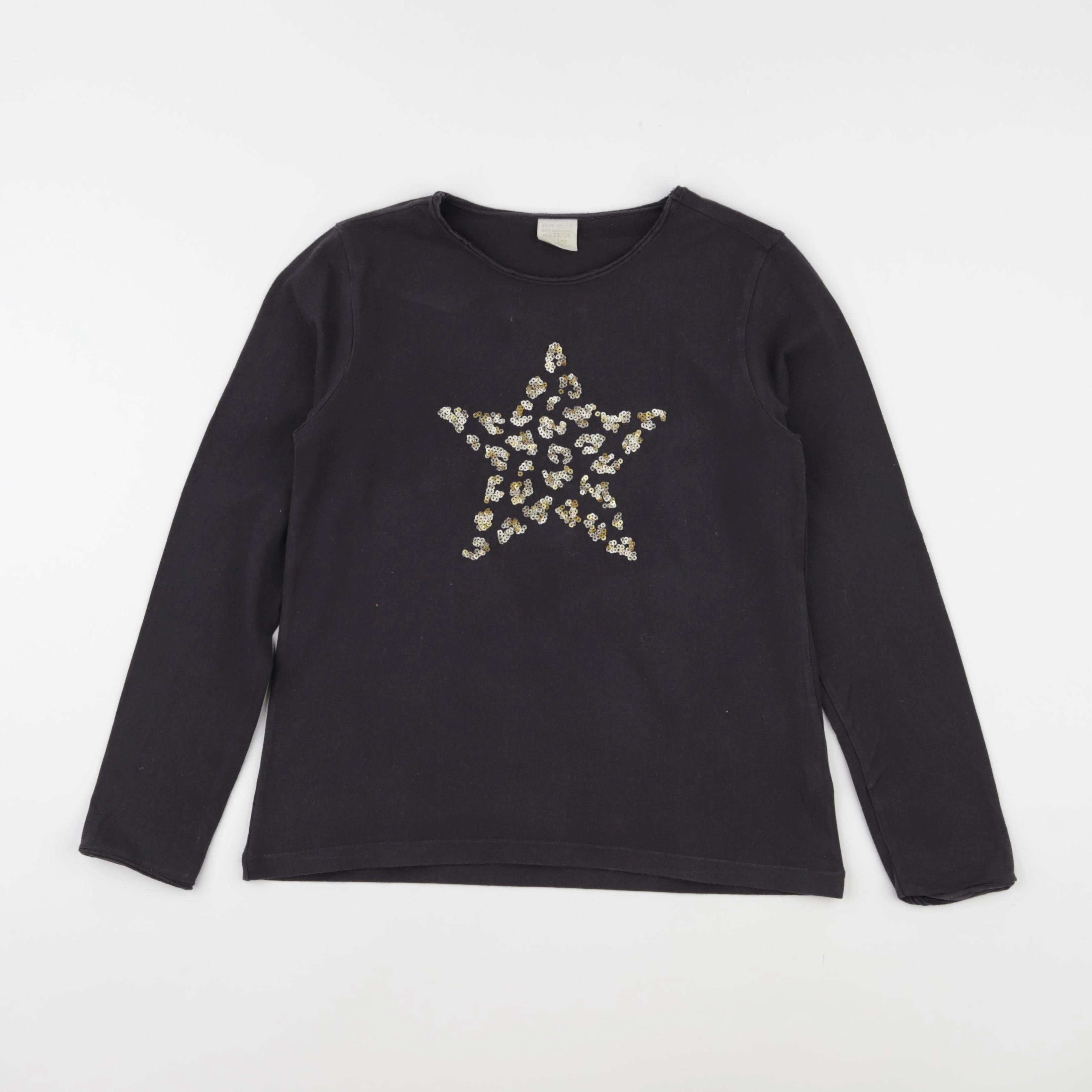 Zara - tee-shirt gris - 11/12 ans