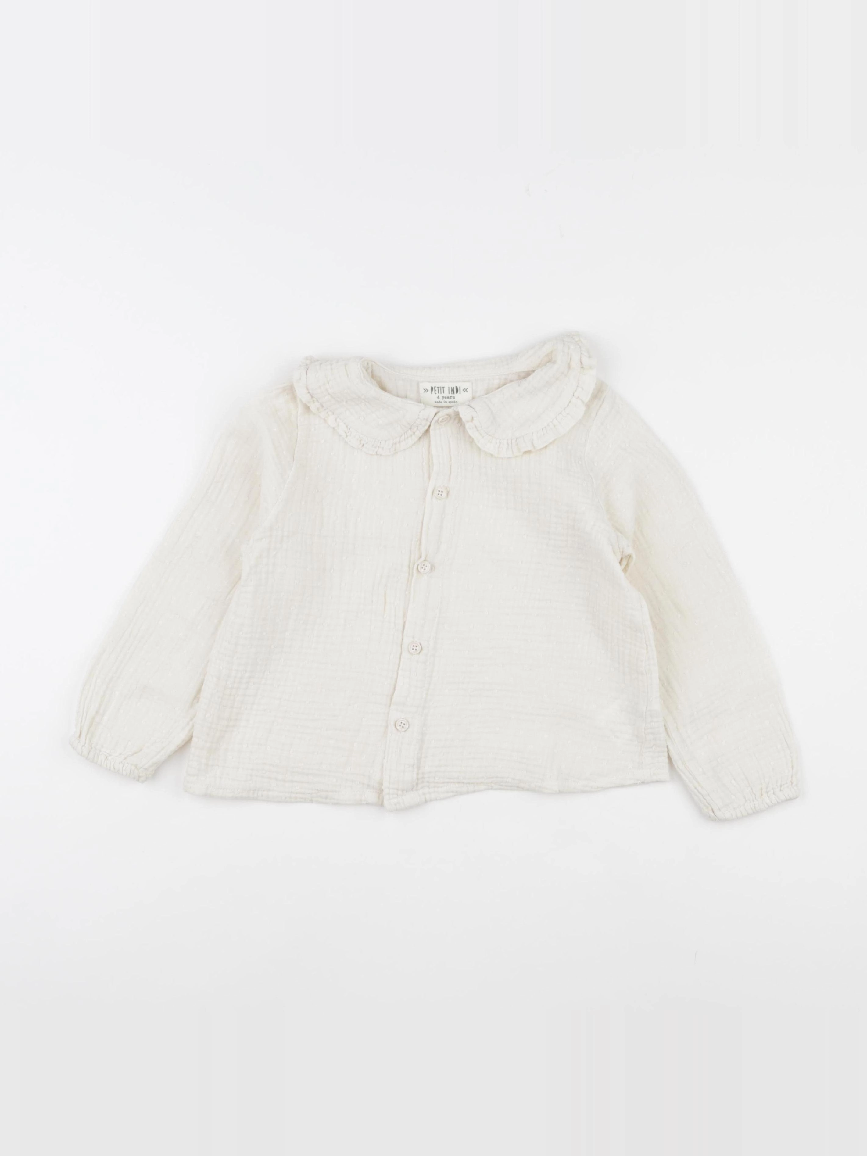 Little Indians - blouse beige - 4 ans