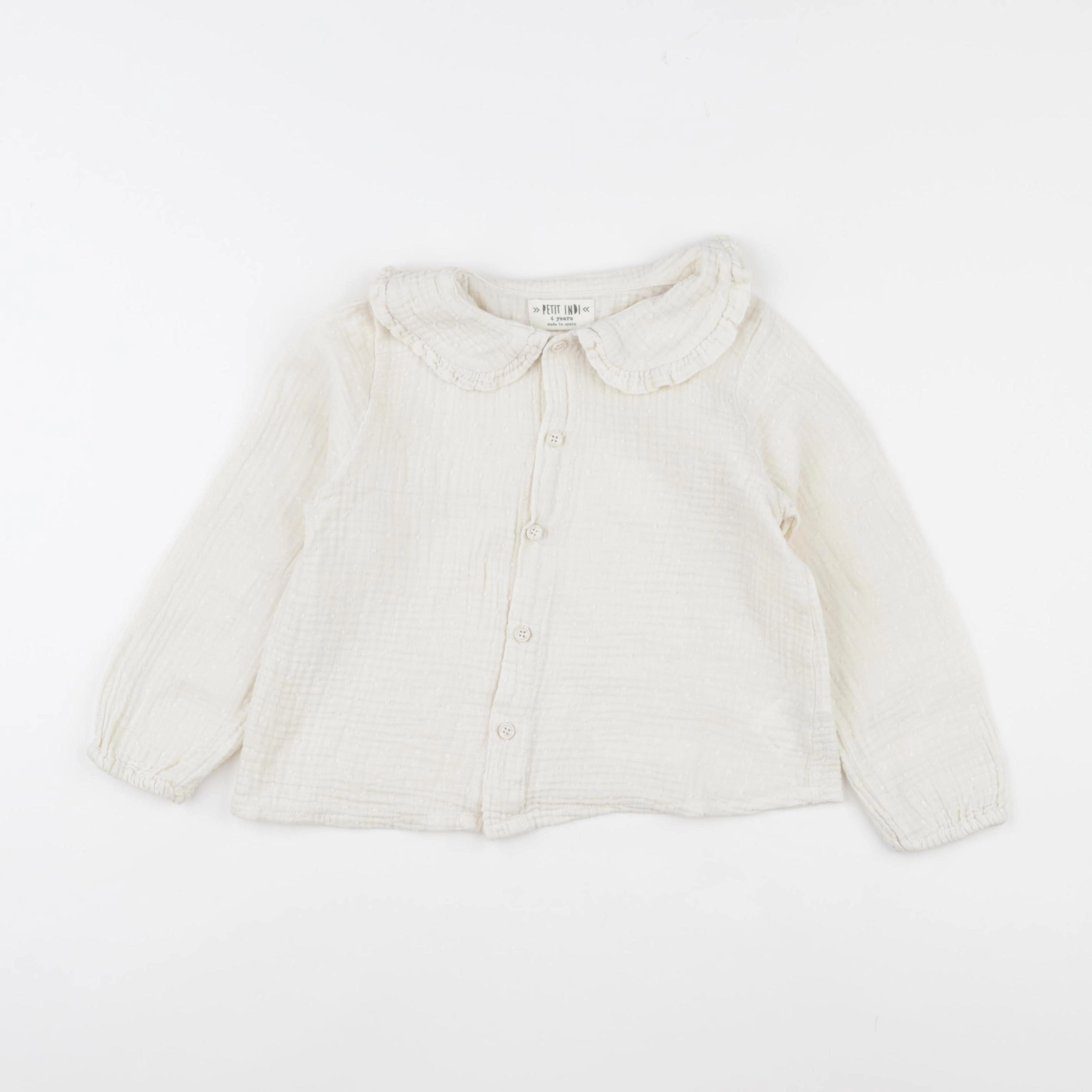 Little Indians - blouse beige - 4 ans
