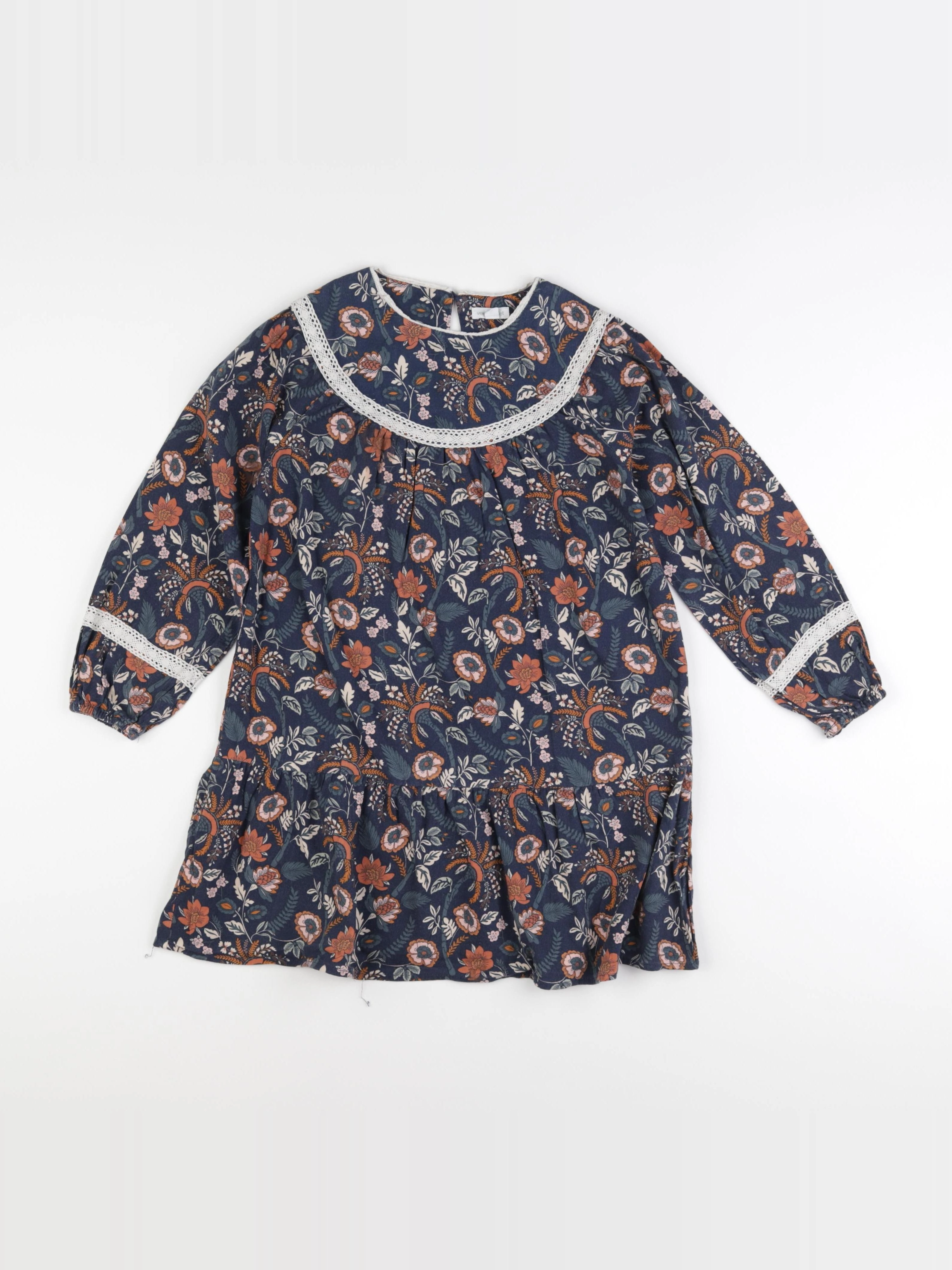 Vertbaudet - robe bleu - 8 ans
