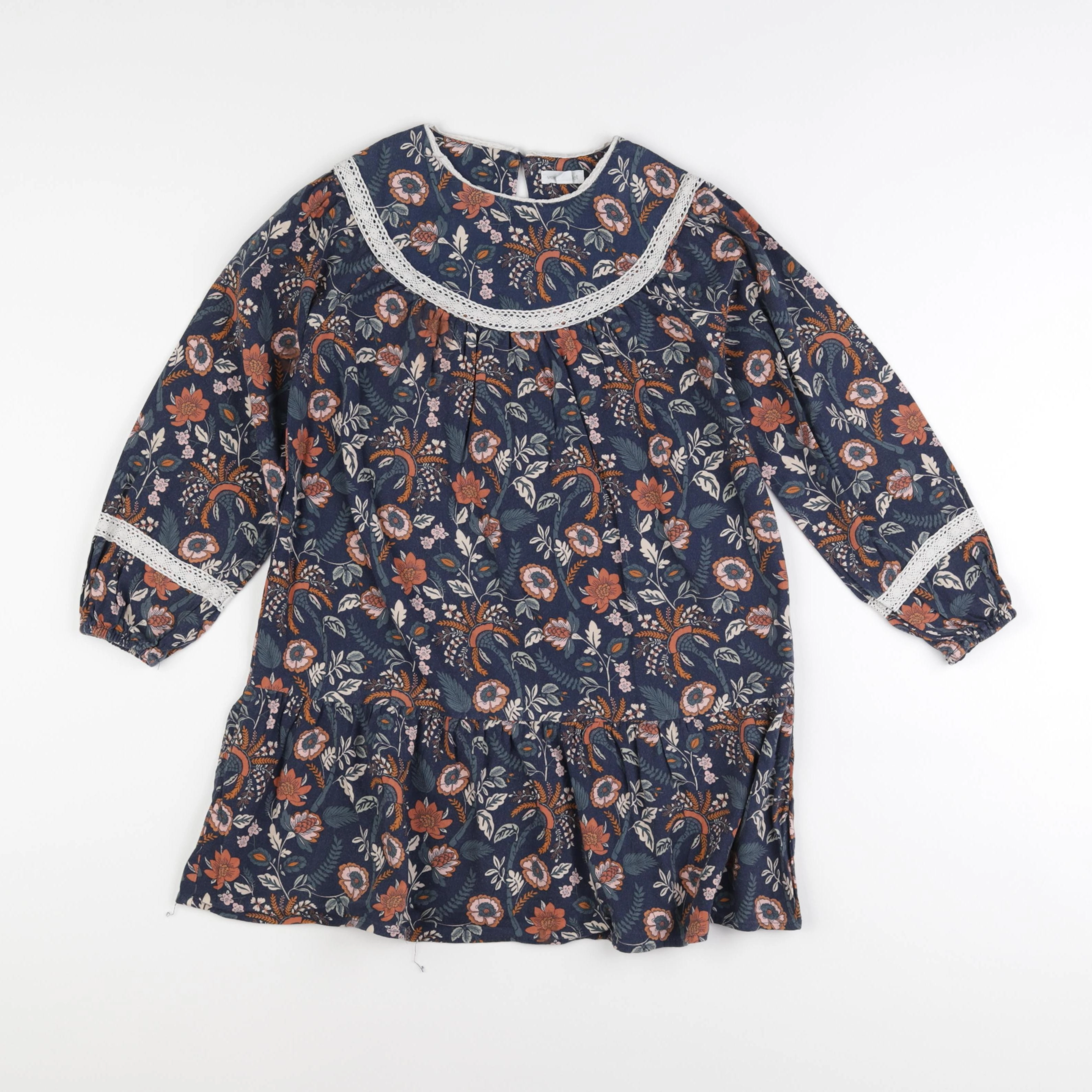 Vertbaudet - robe bleu - 8 ans
