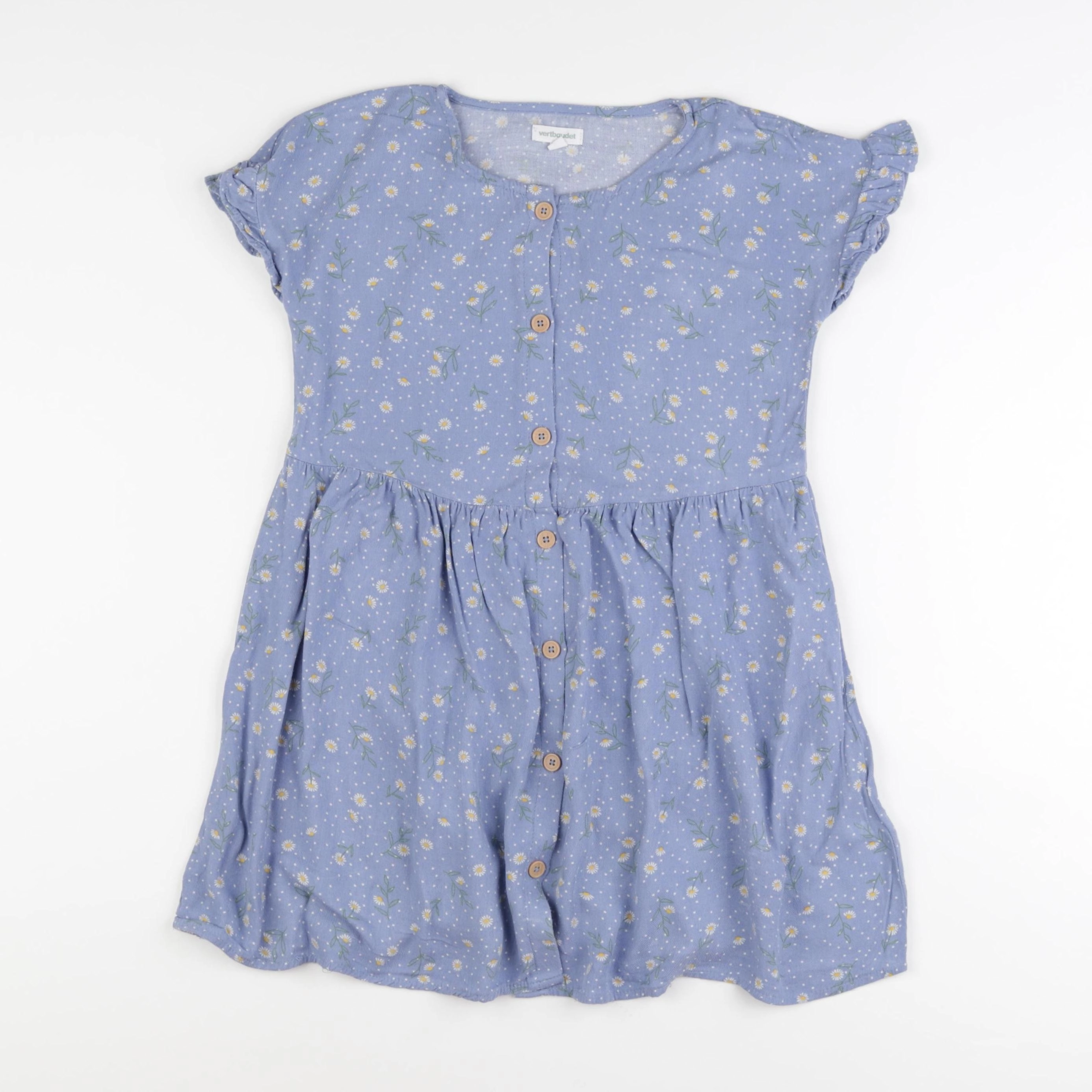 Vertbaudet - robe bleu - 8 ans