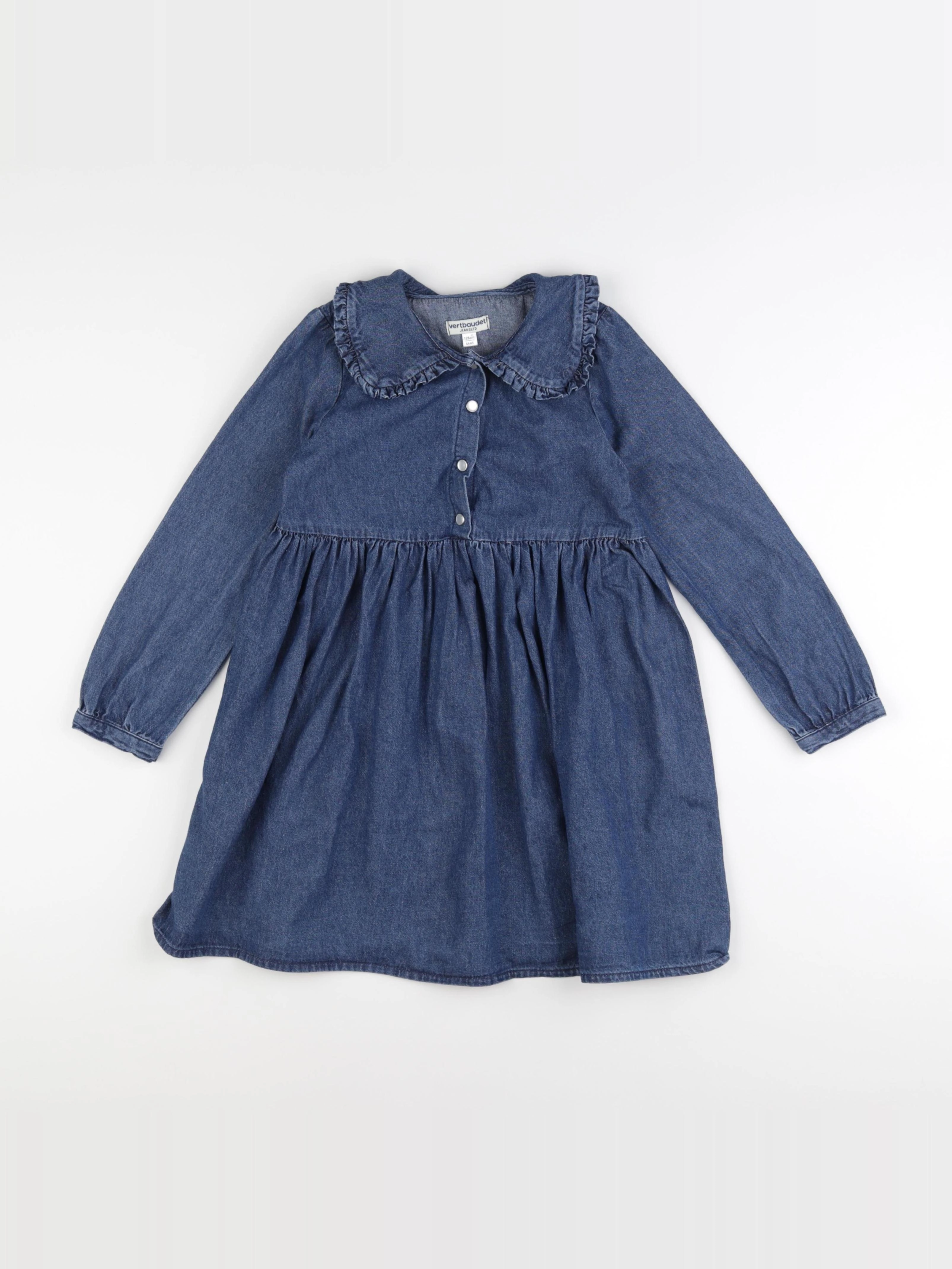 Vertbaudet - robe bleu - 8 ans