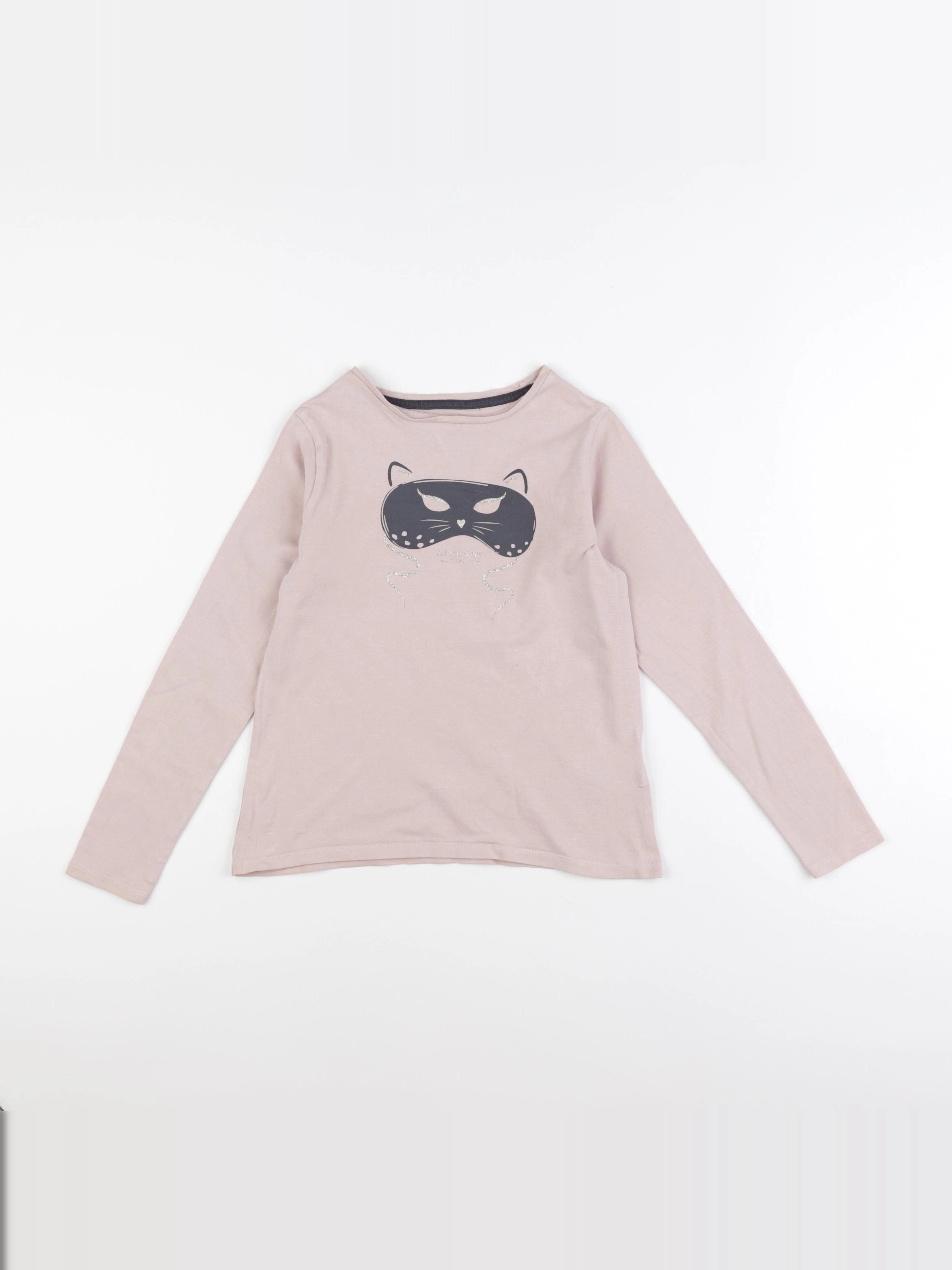 Vertbaudet - tee-shirt rose - 8 ans