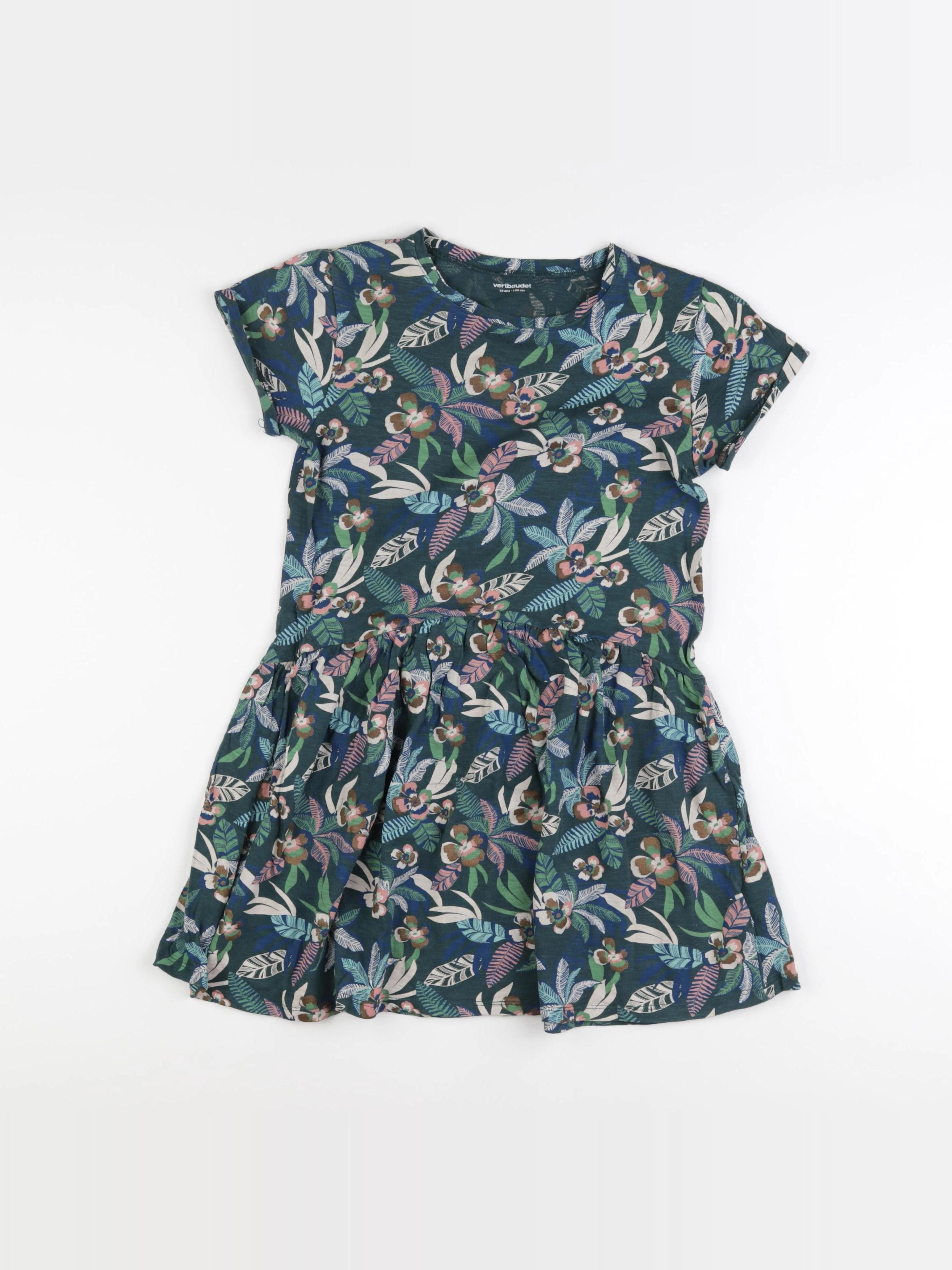 Vertbaudet - robe multicolore - 10 ans
