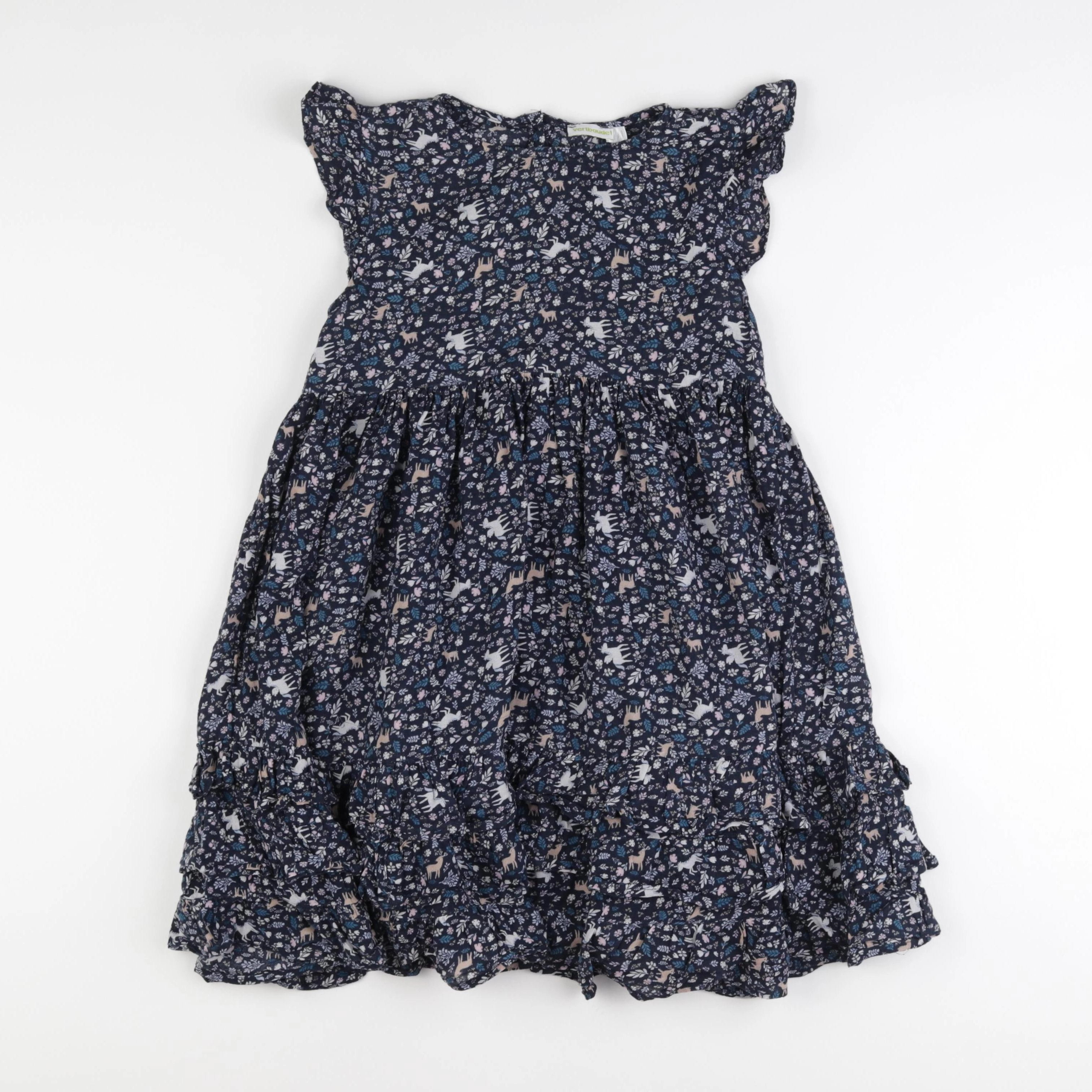 Vertbaudet - robe bleu - 10 ans