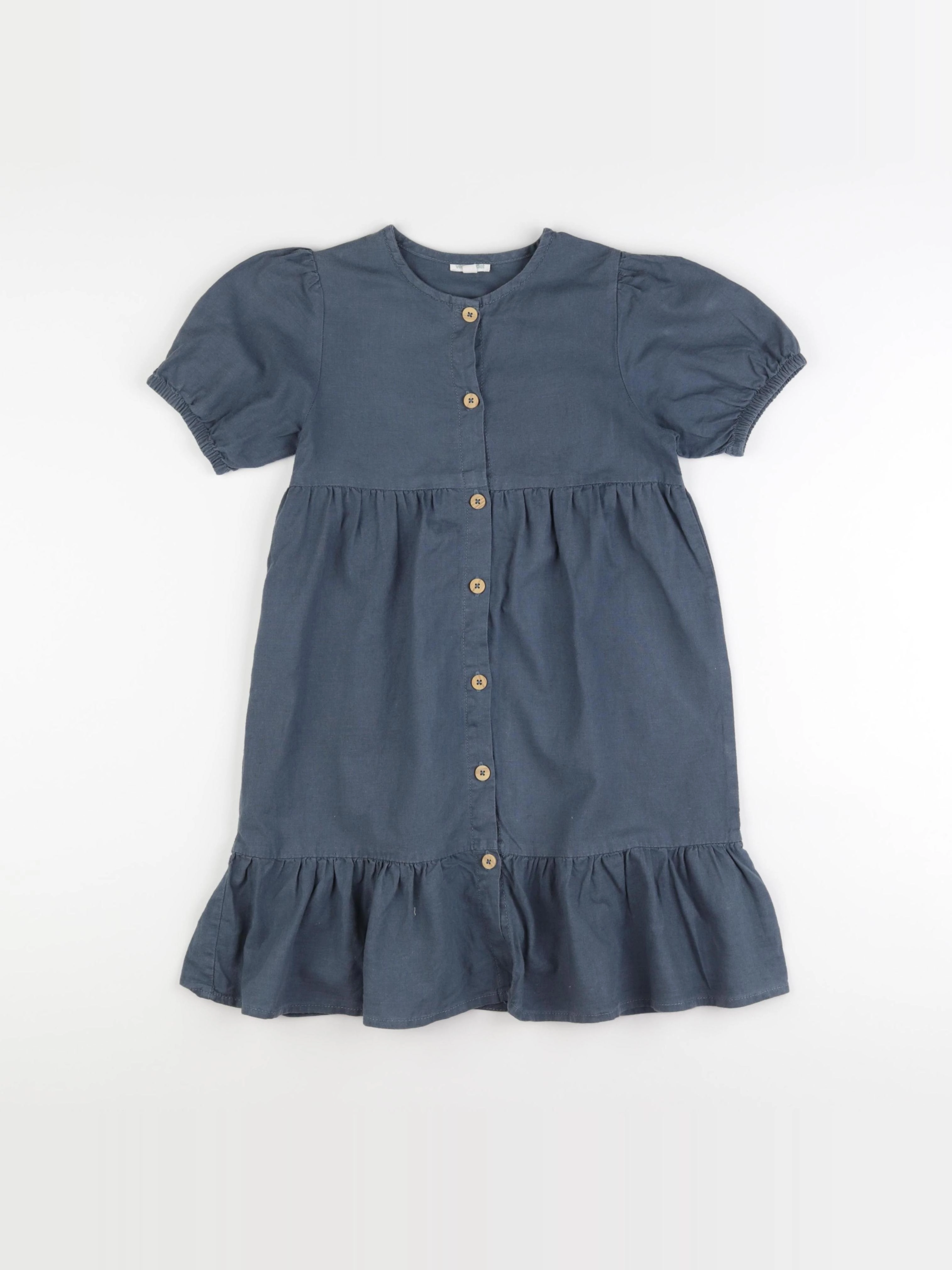 Vertbaudet - robe bleu - 7 ans