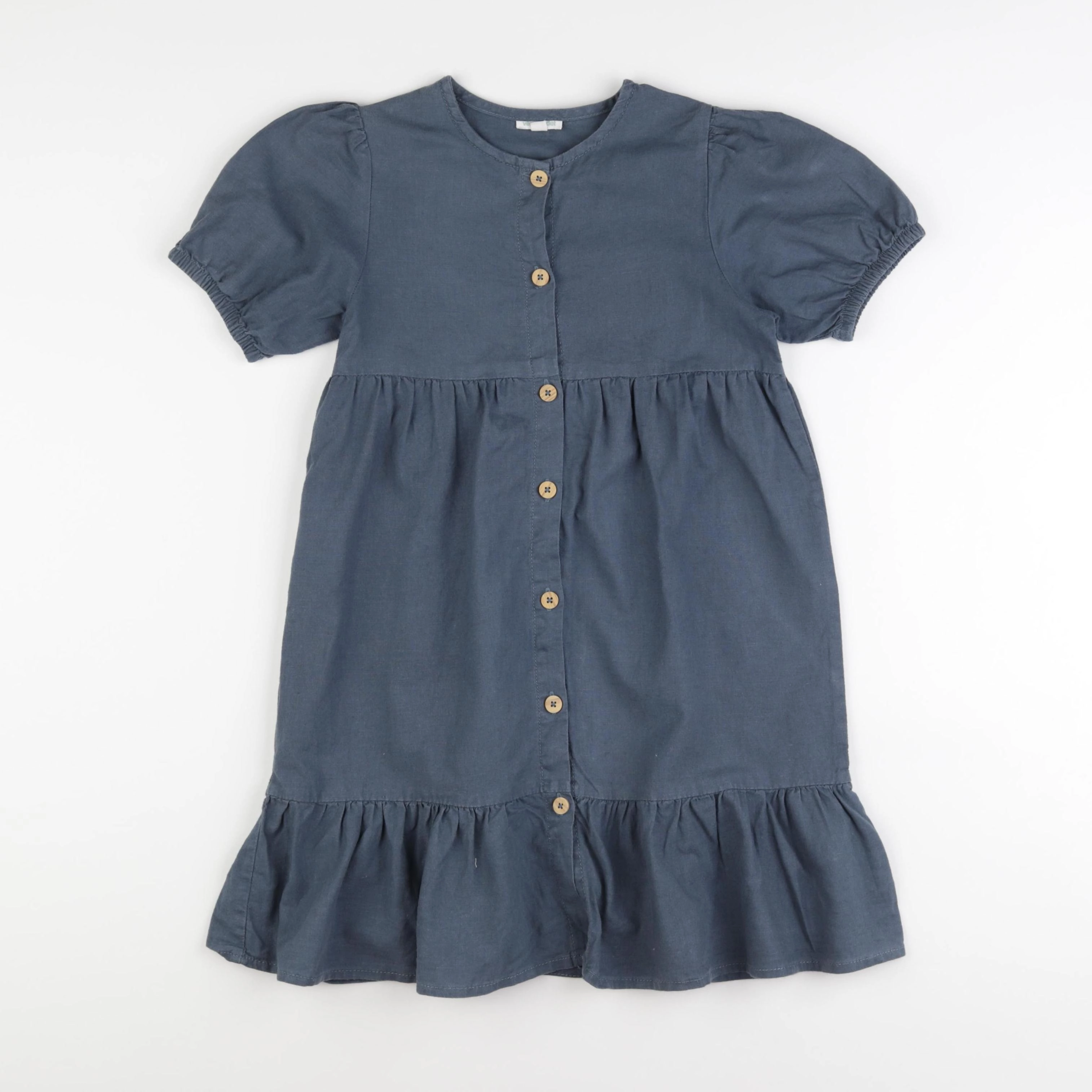 Vertbaudet - robe bleu - 7 ans