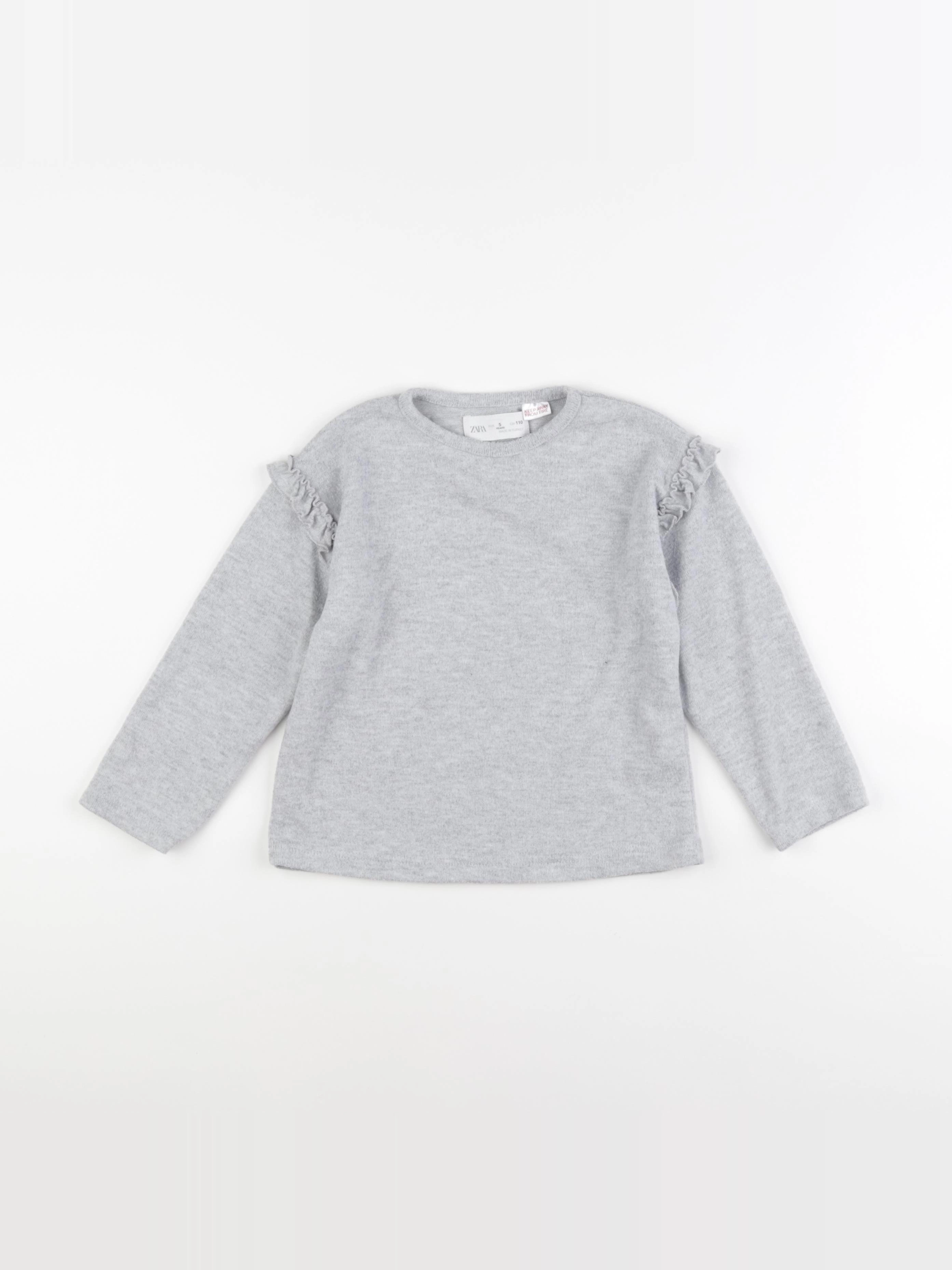 Zara - tee-shirt gris - 5 ans