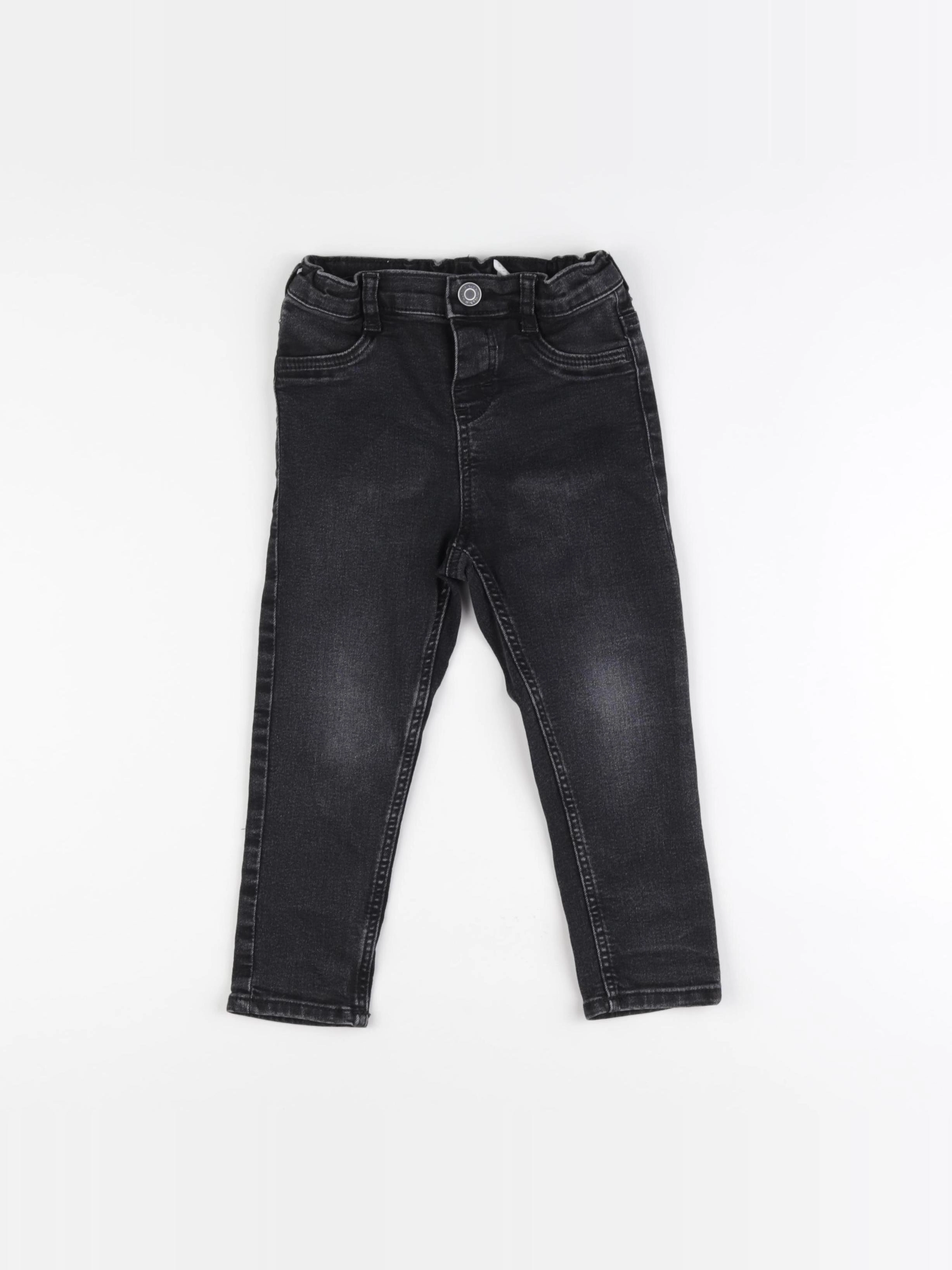 H&M - jean noir - 18/24 mois