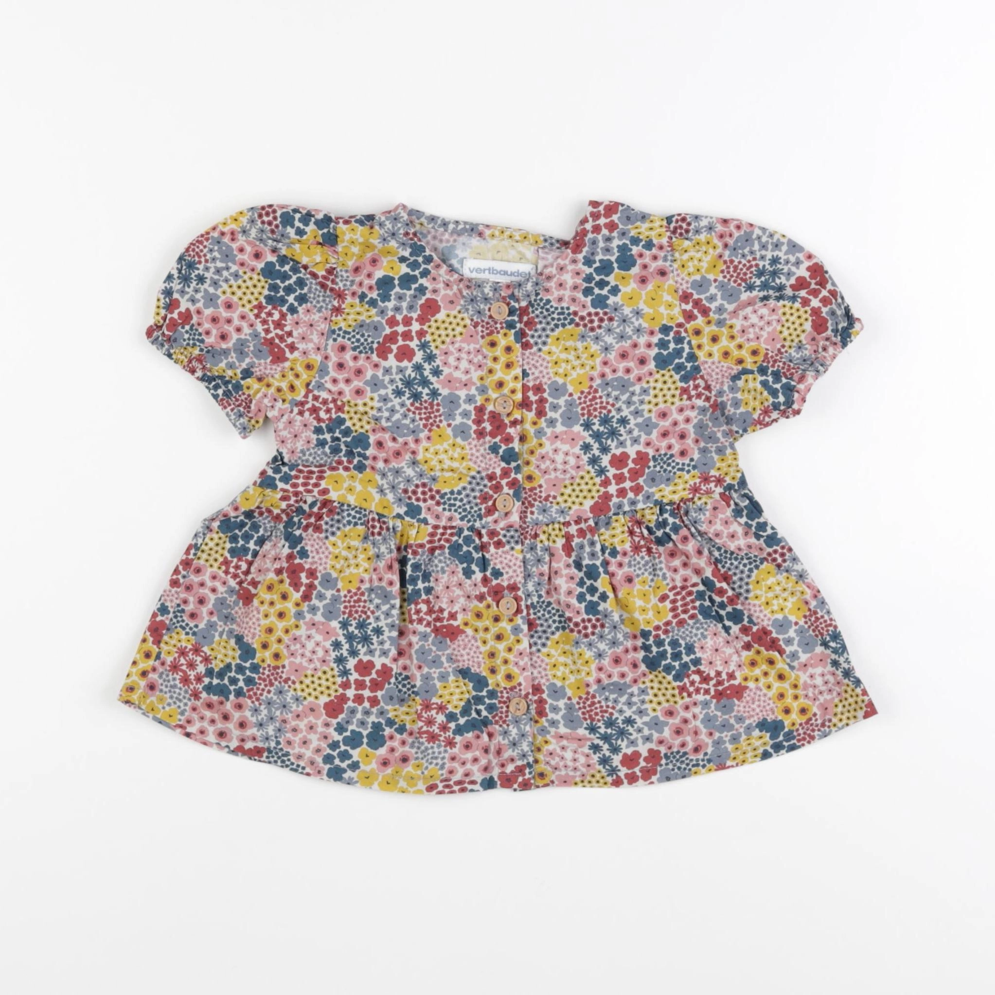 Boutchou - blouse multicolore - 18 mois