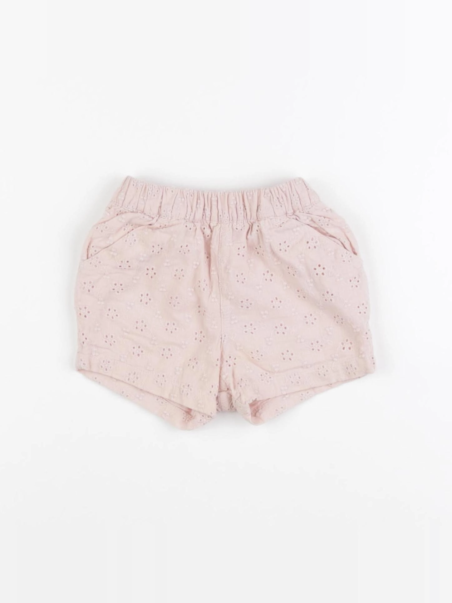 Petit Bateau - short rose - 6 mois