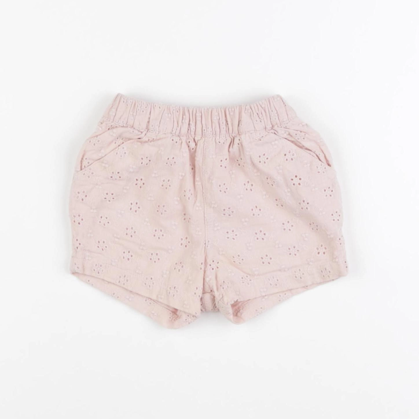Petit Bateau - short rose - 6 mois