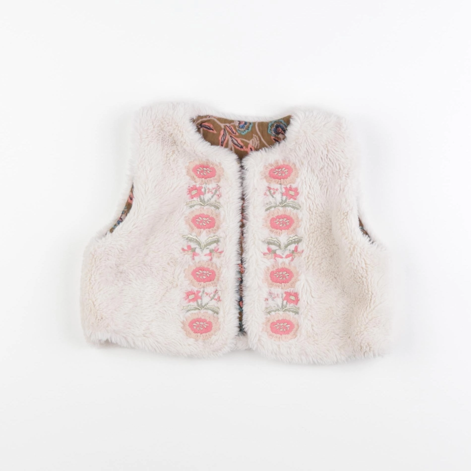 Louise Misha - gilet multicolore - 3/4 ans