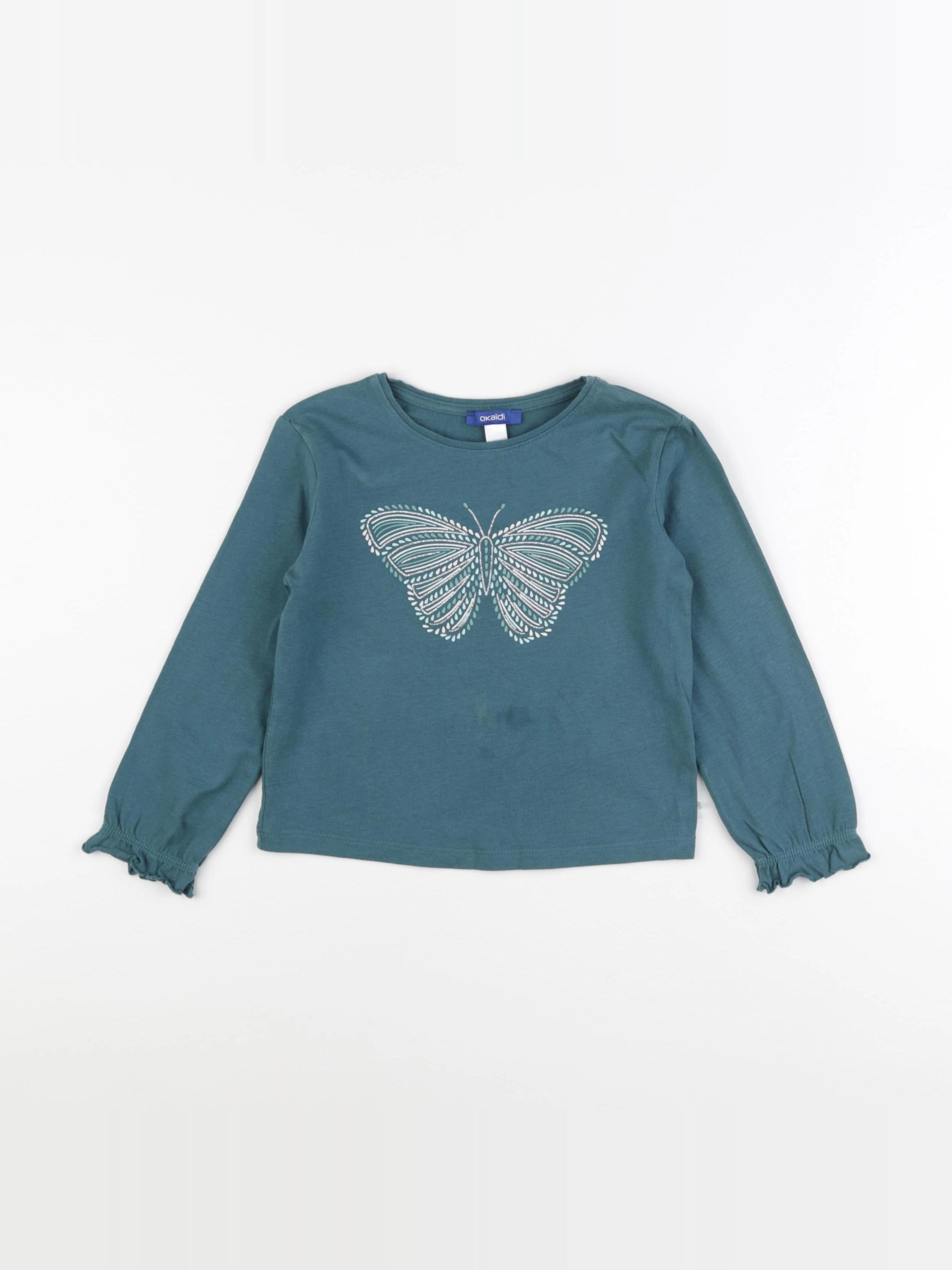 Okaidi - tee-shirt vert - 4 ans