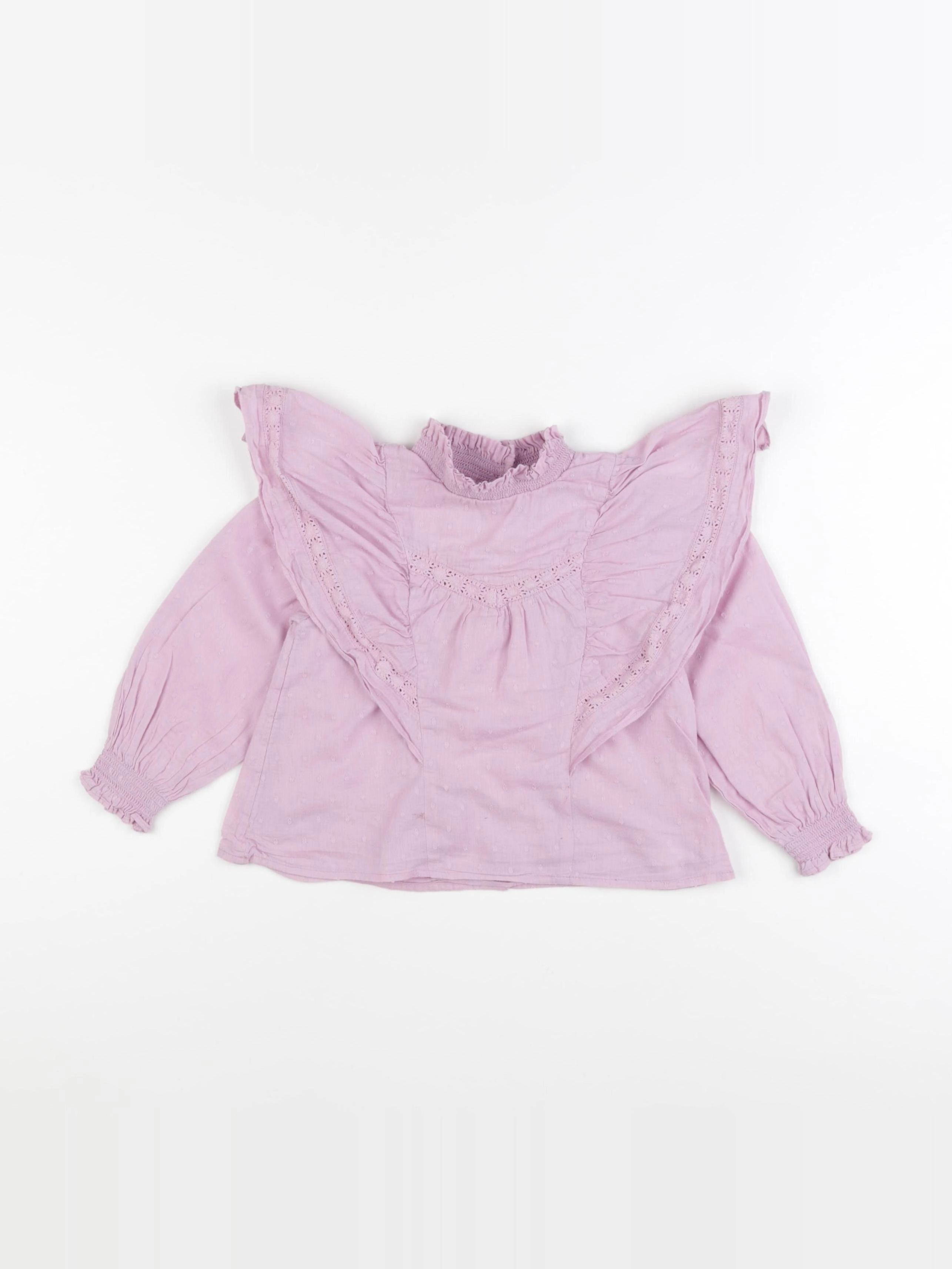 Vertbaudet - blouse violet - 3 ans