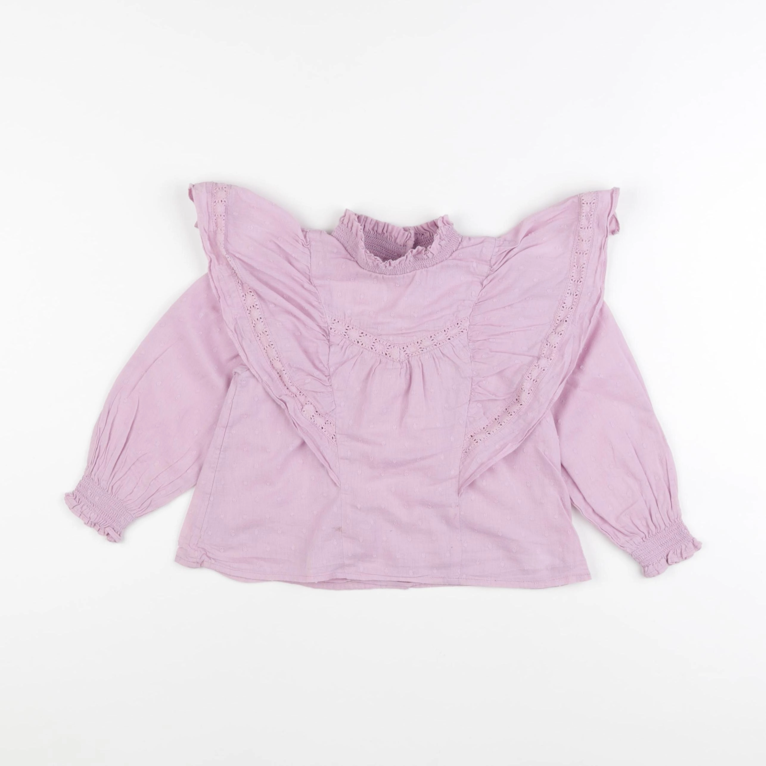 Vertbaudet - blouse violet - 3 ans
