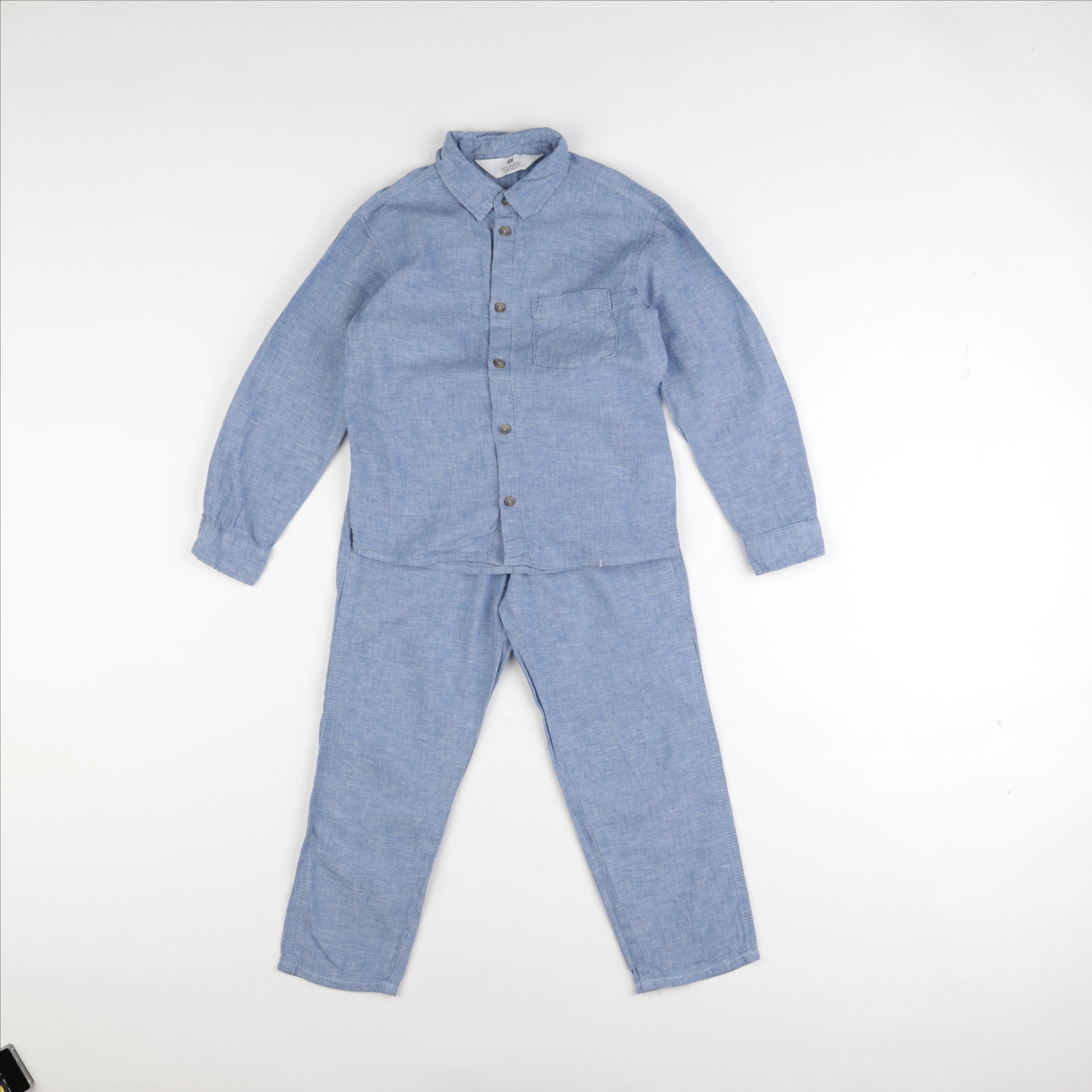 H&M - ensemble bleu - 5/6 ans