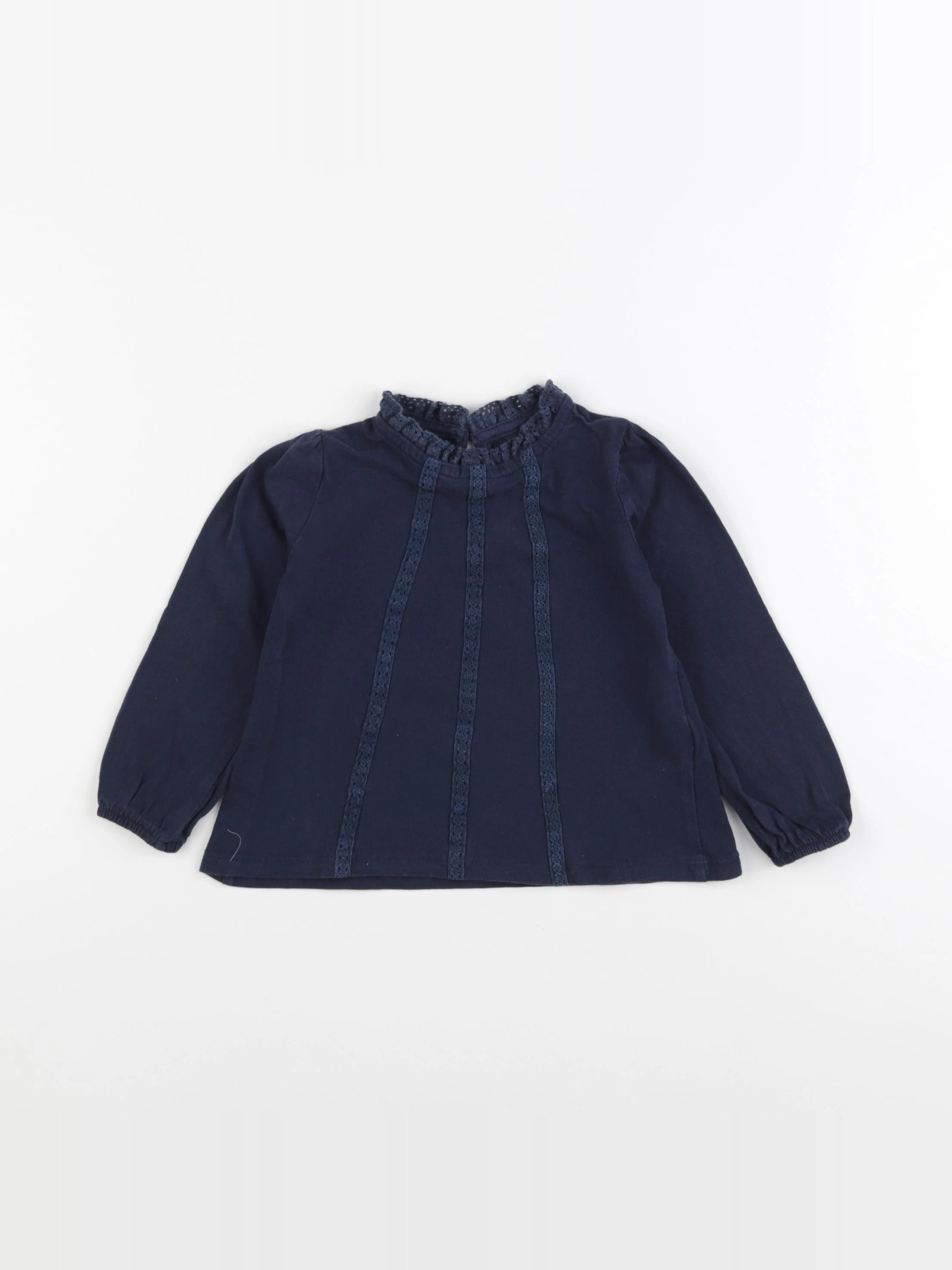 Vertbaudet - tee-shirt bleu - 2 ans