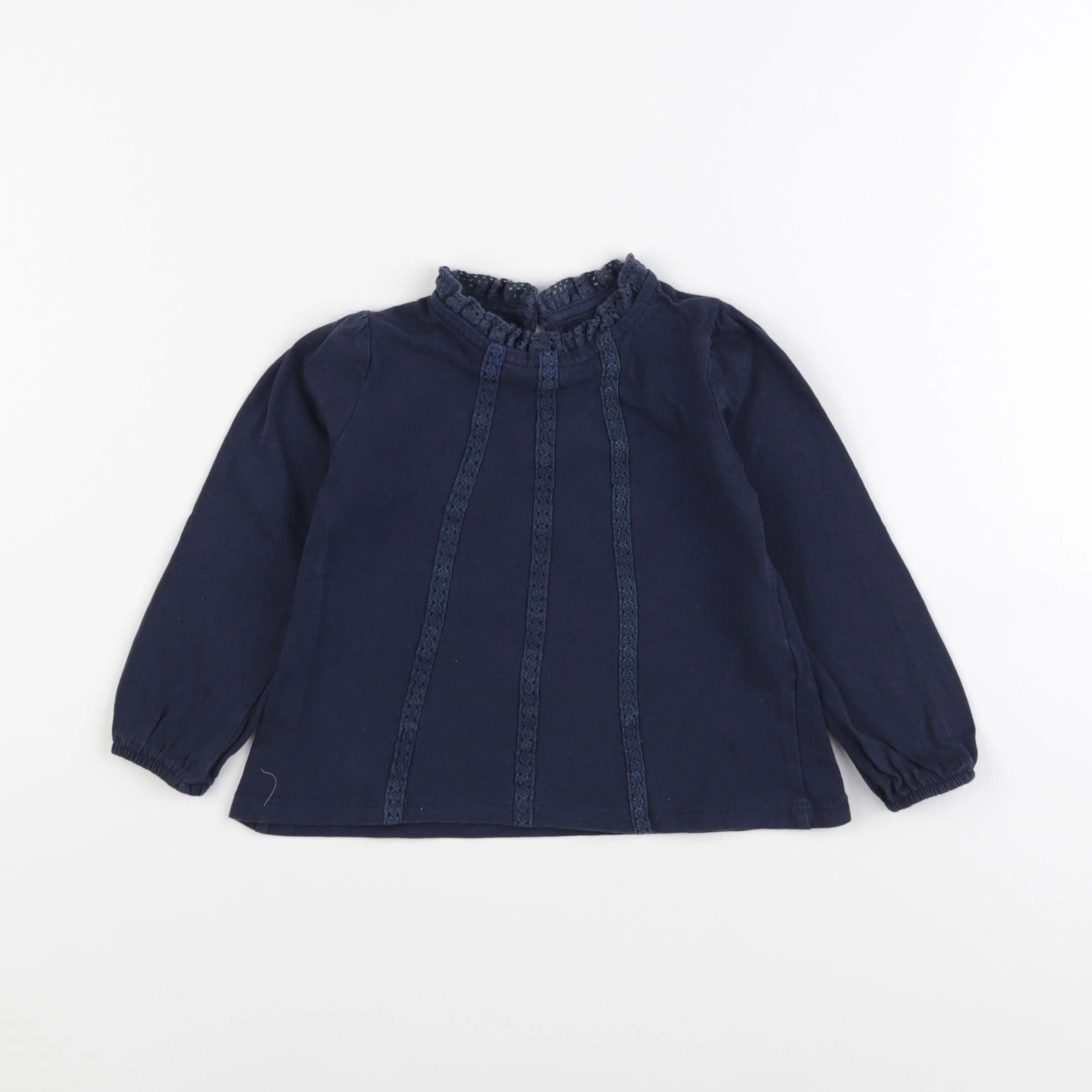 Vertbaudet - tee-shirt bleu - 2 ans