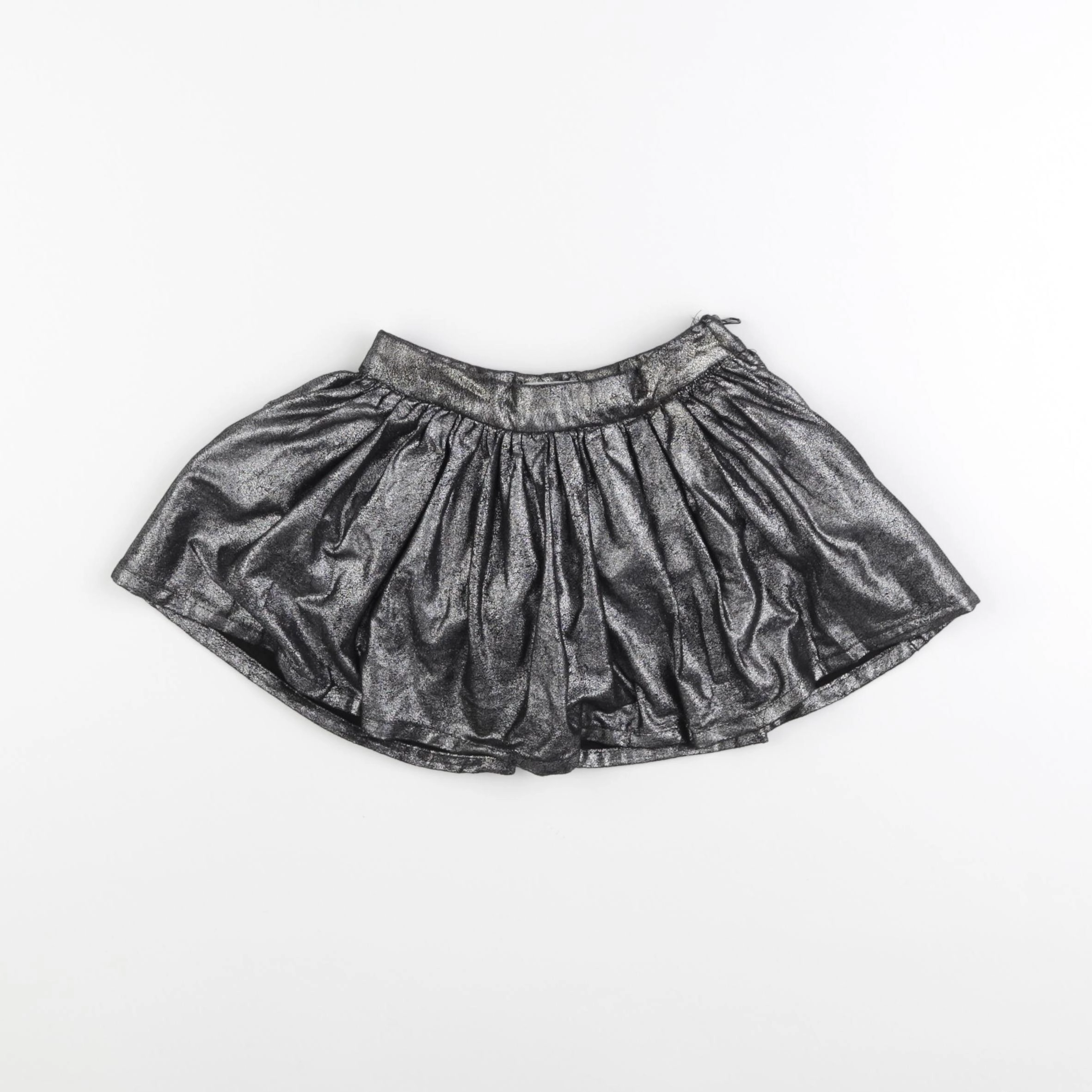 Vertbaudet - jupe argent, noir - 2 ans