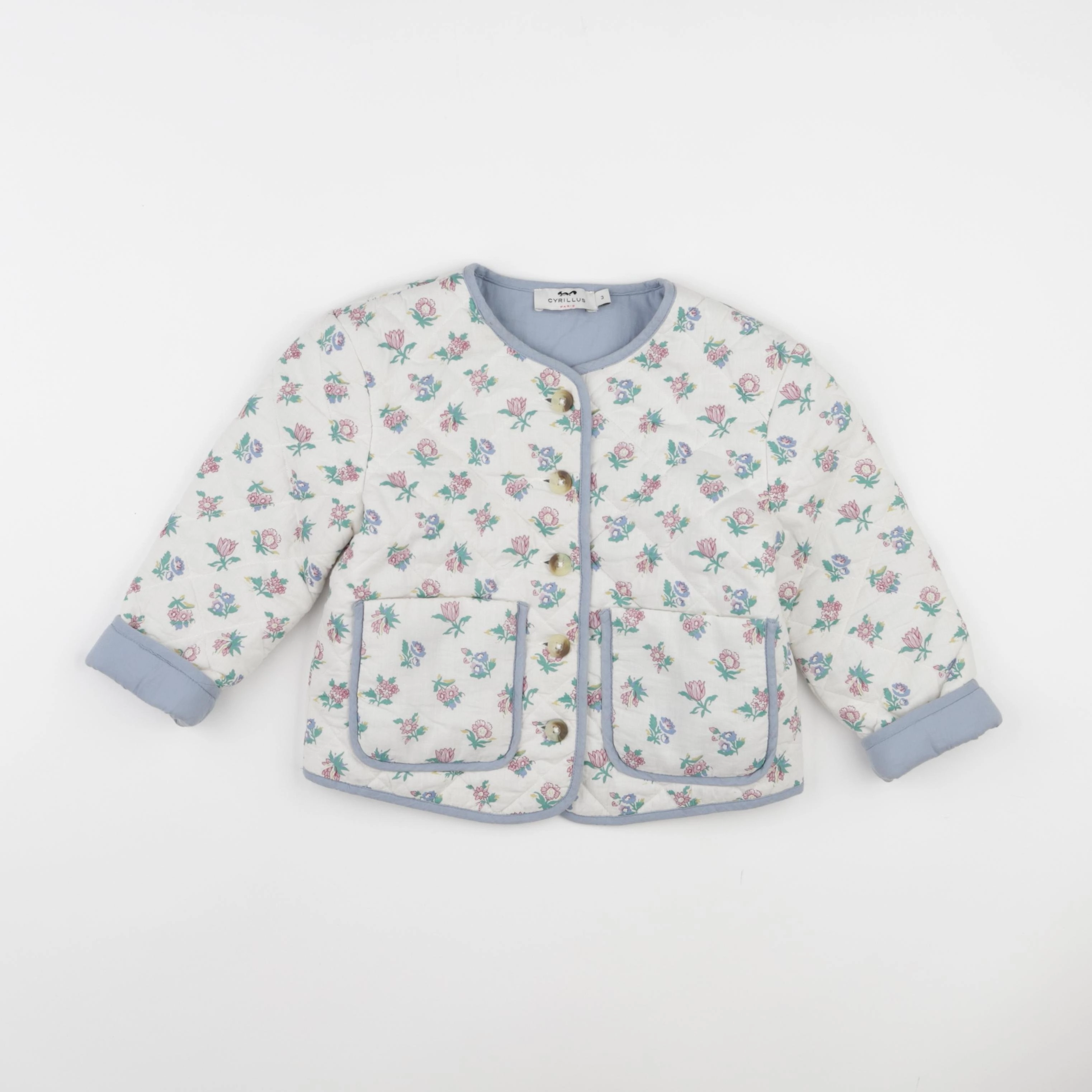 Cyrillus - veste bleu - 3 ans
