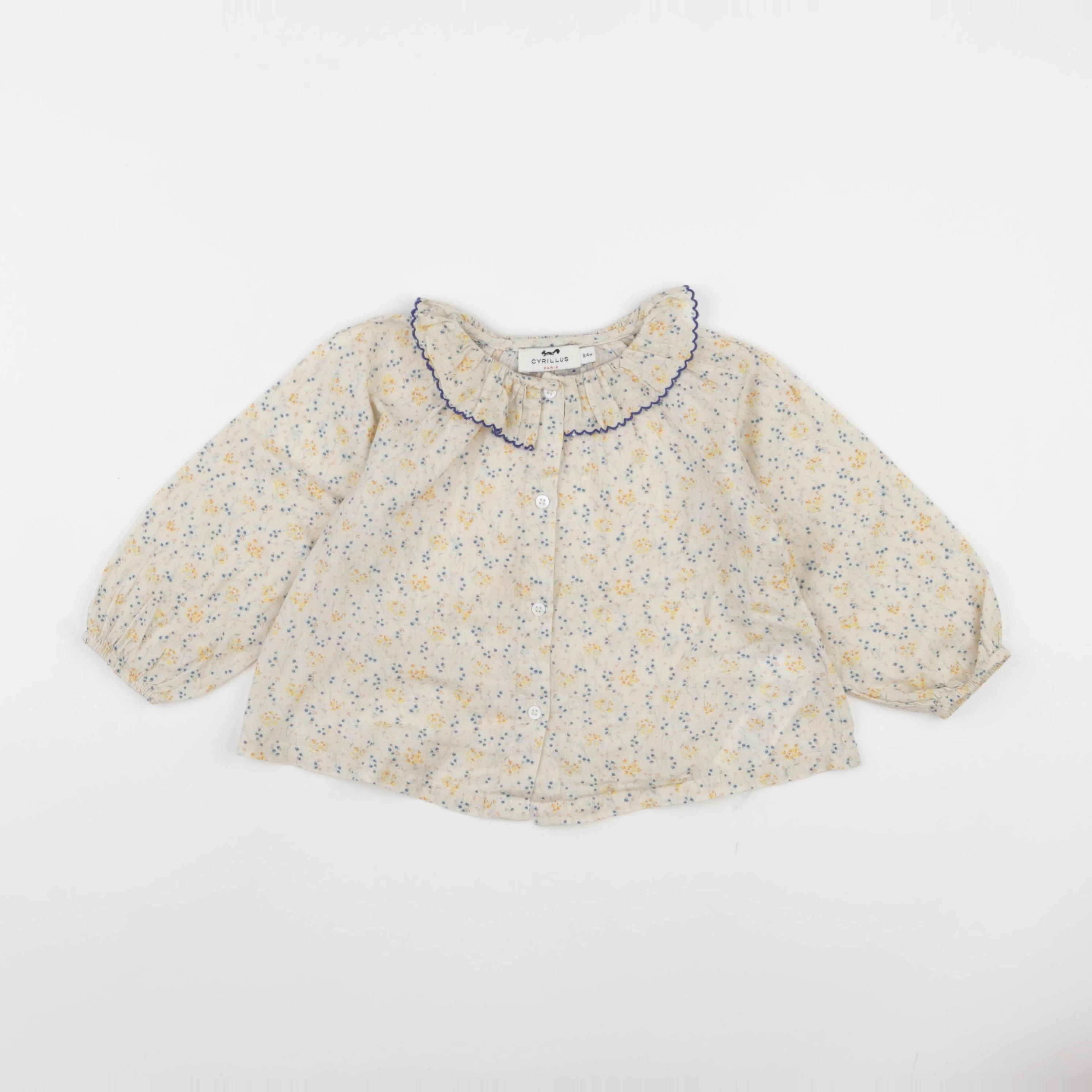 Cyrillus - chemise multicolore - 24 mois