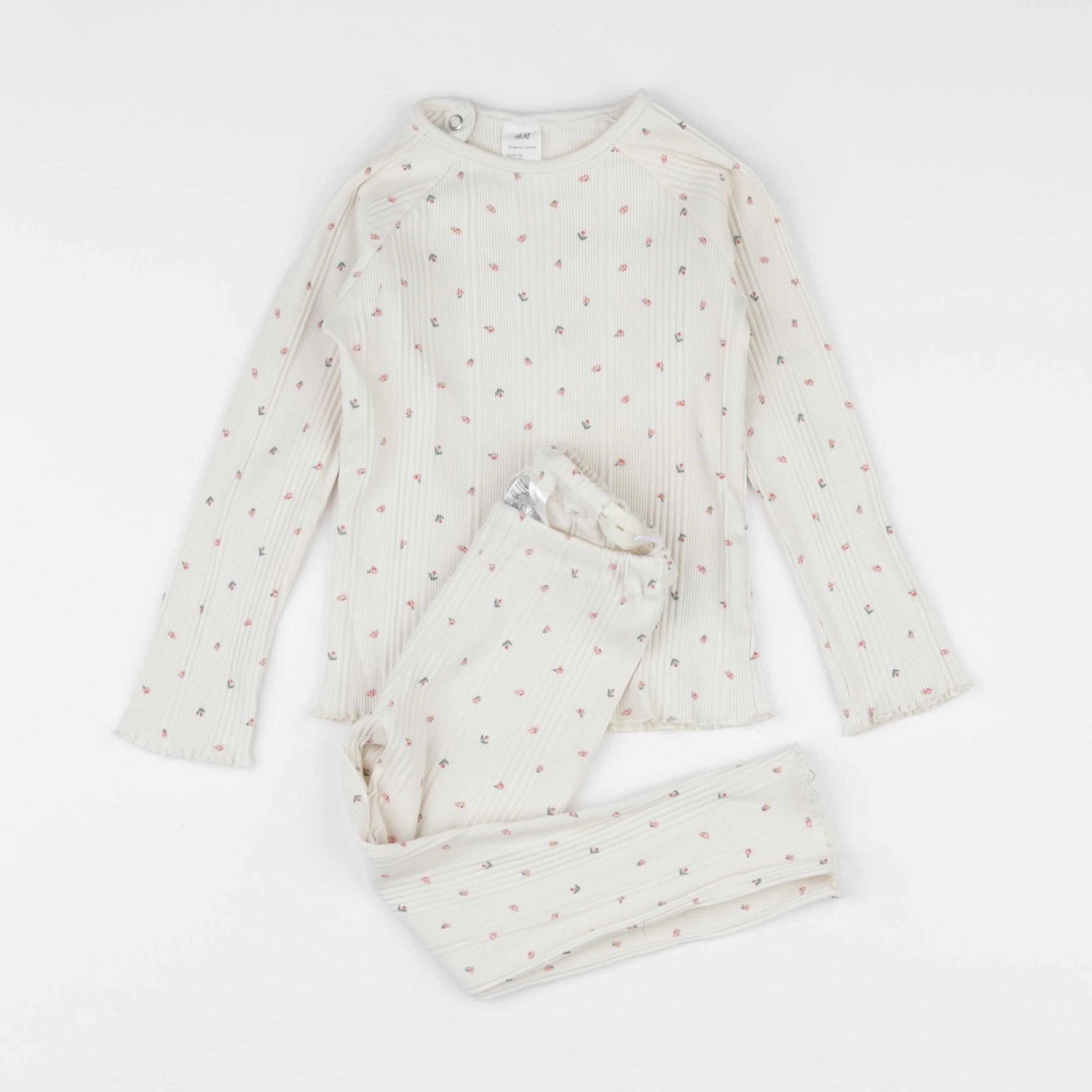 H&M - pyjama coton multicolore - 2/3 ans
