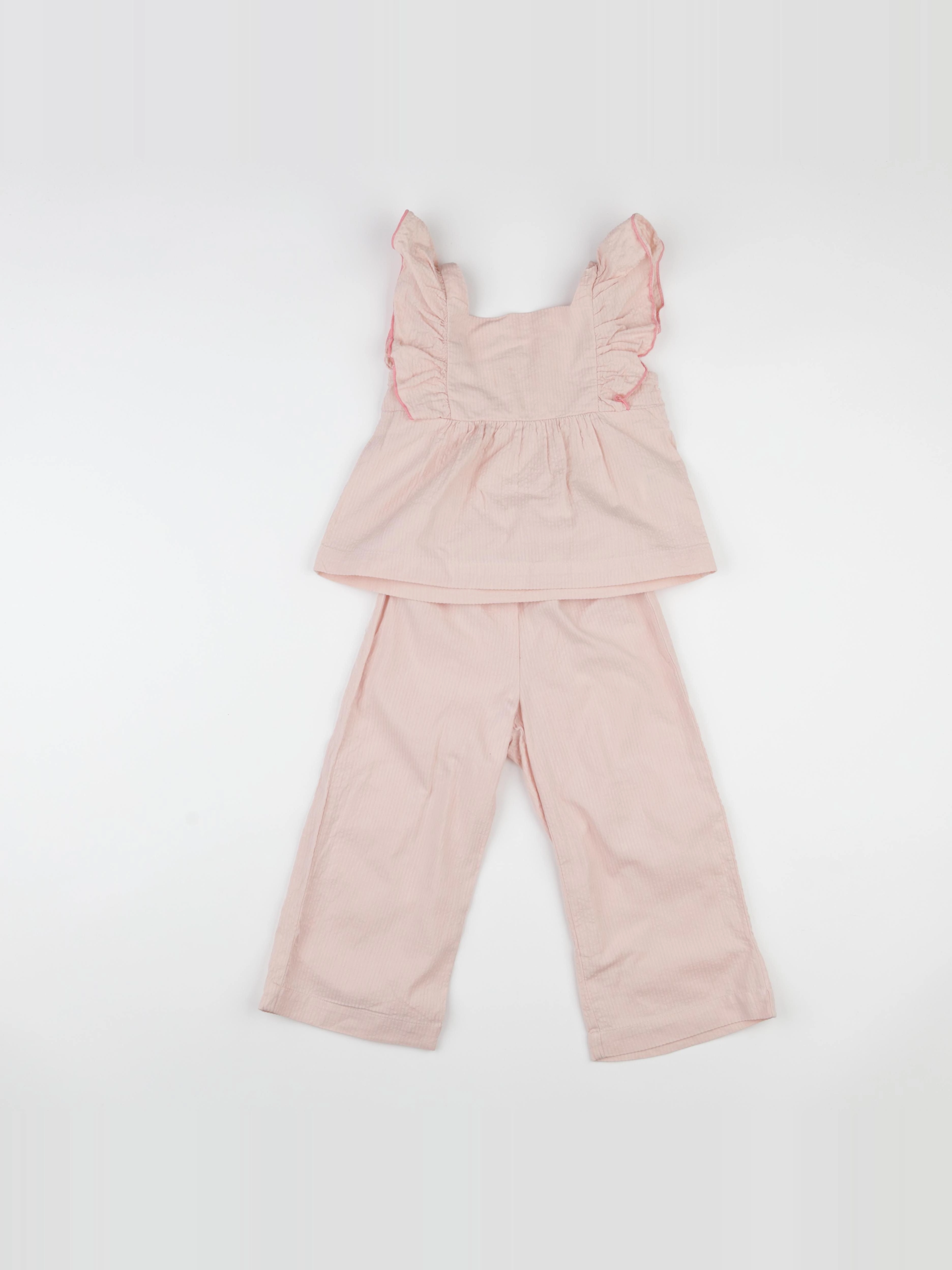 H&M - ensemble rose - 2/3 ans