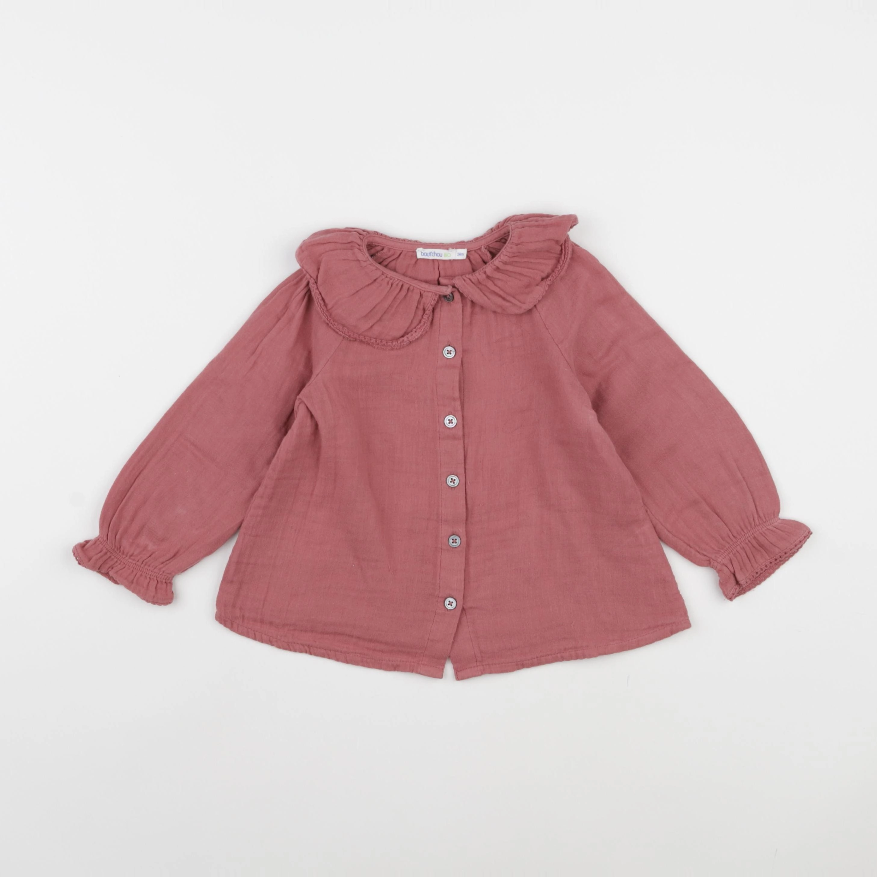 Boutchou - chemise rose - 24 mois