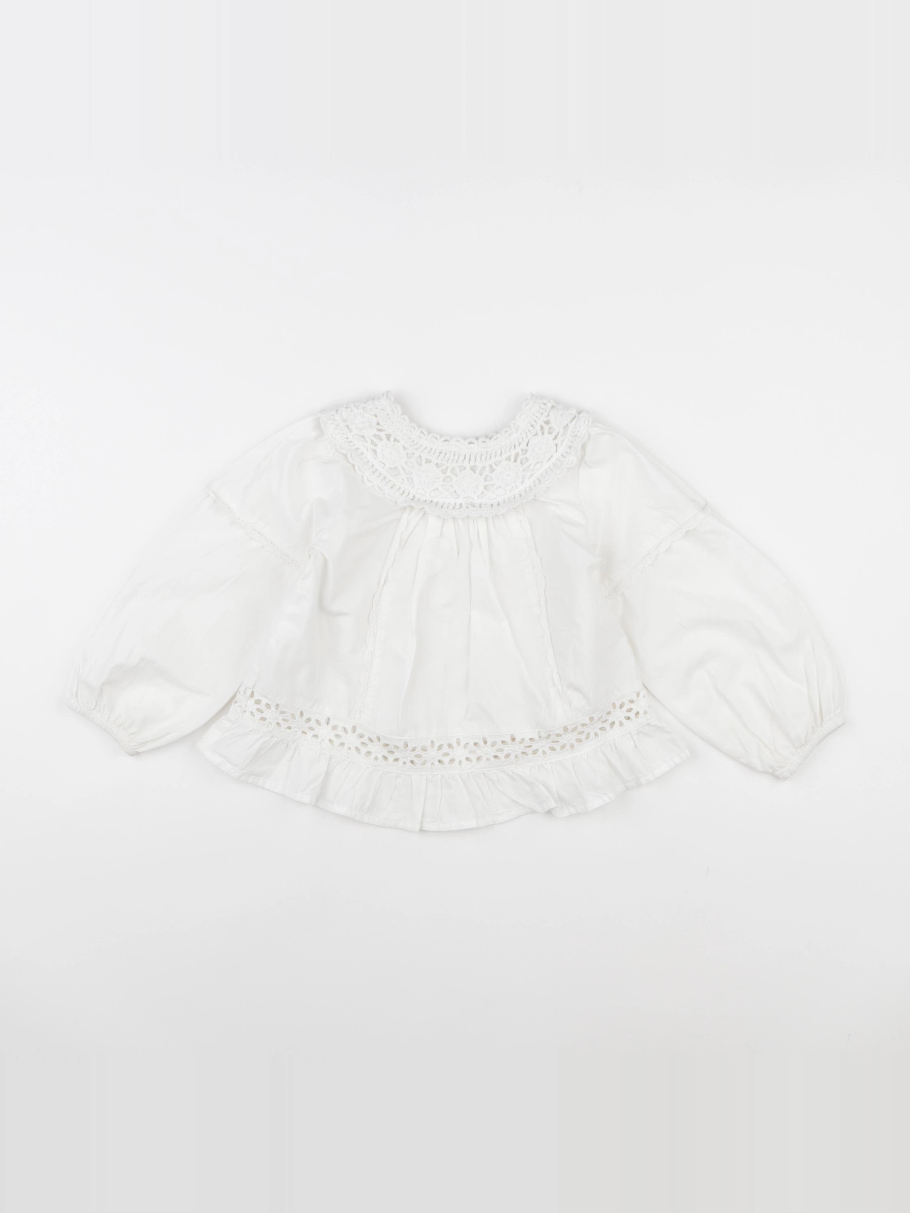 Zara - blouse blanc - 2/3 ans
