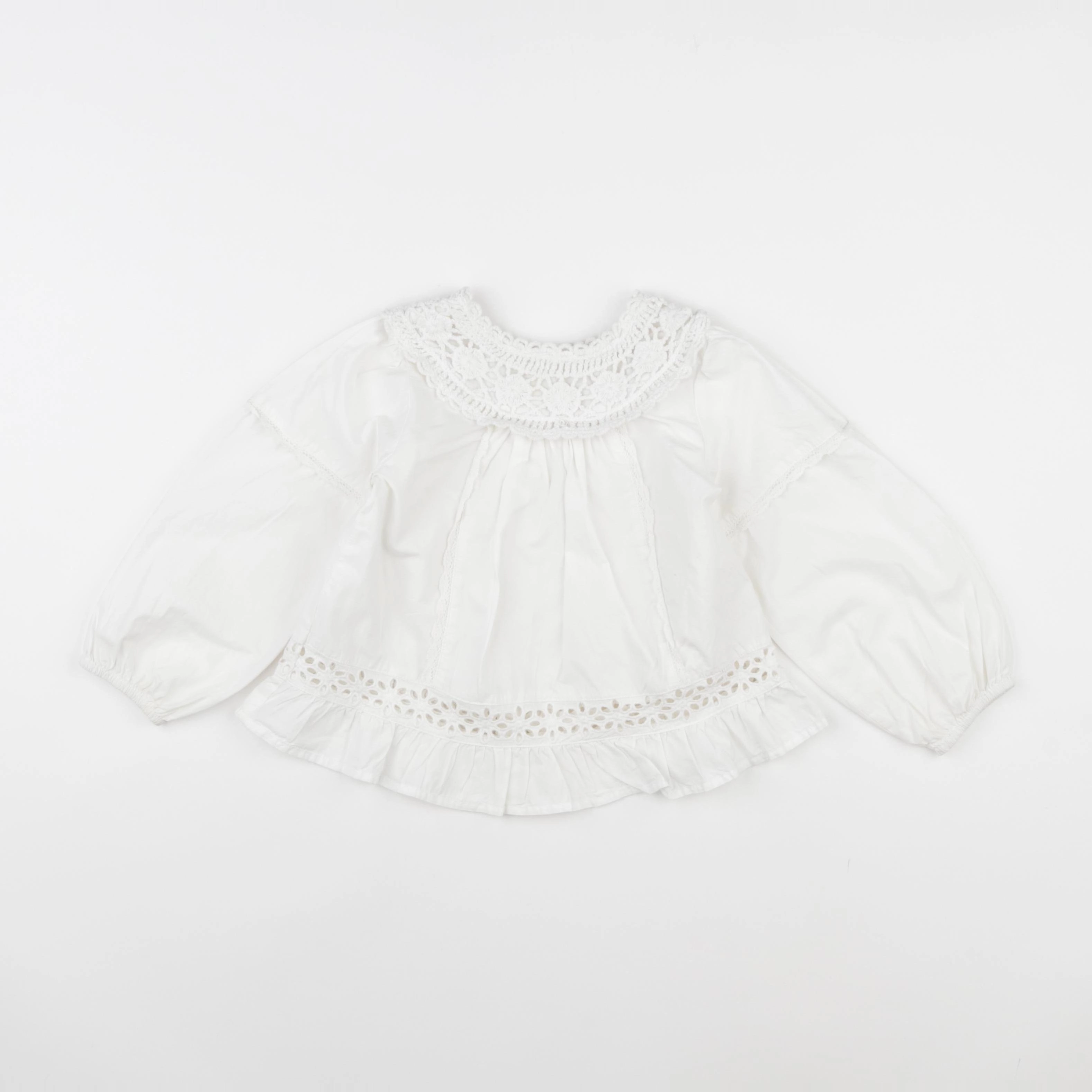 Zara - blouse blanc - 2/3 ans