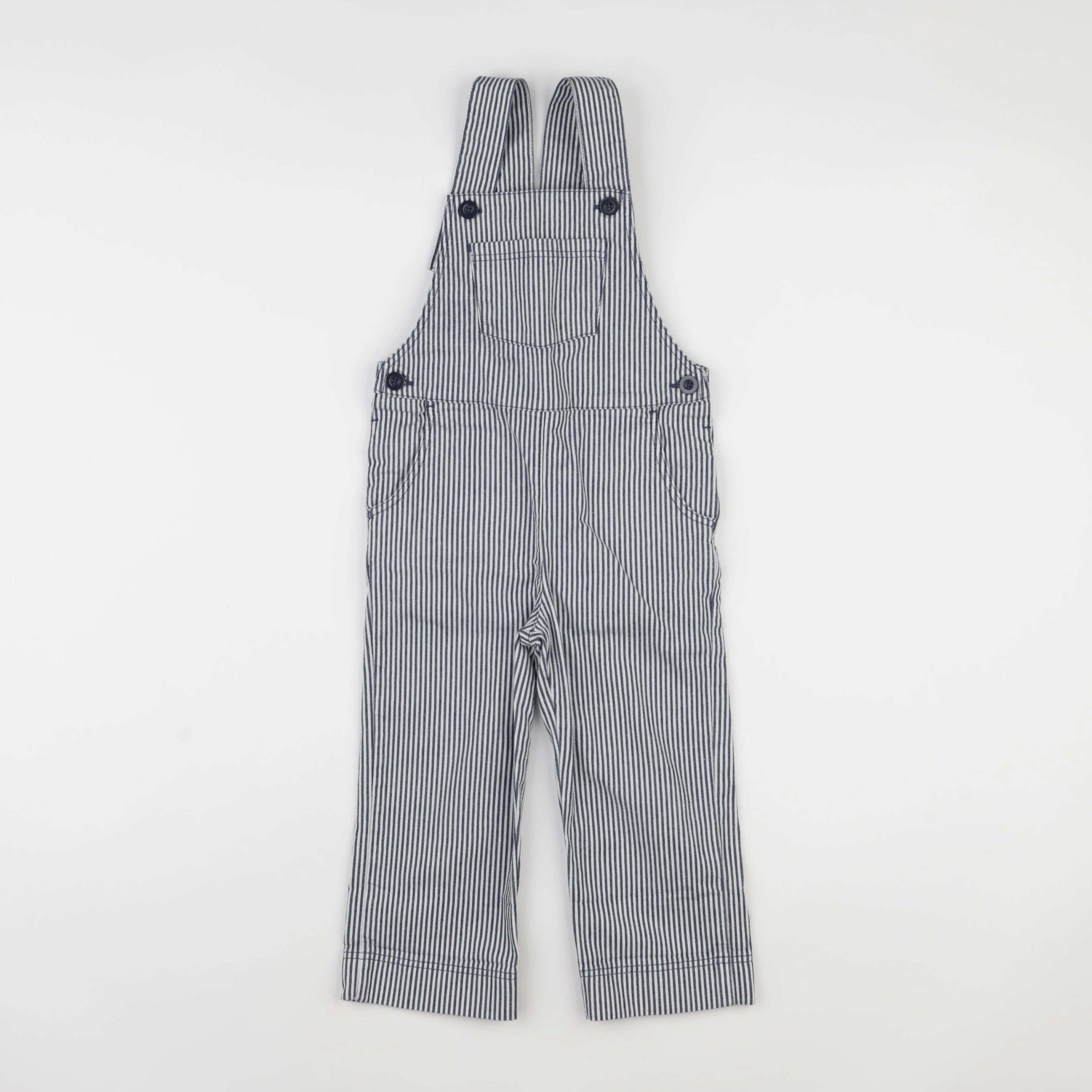 Petit Bateau - salopette bleu, blanc - 3 ans