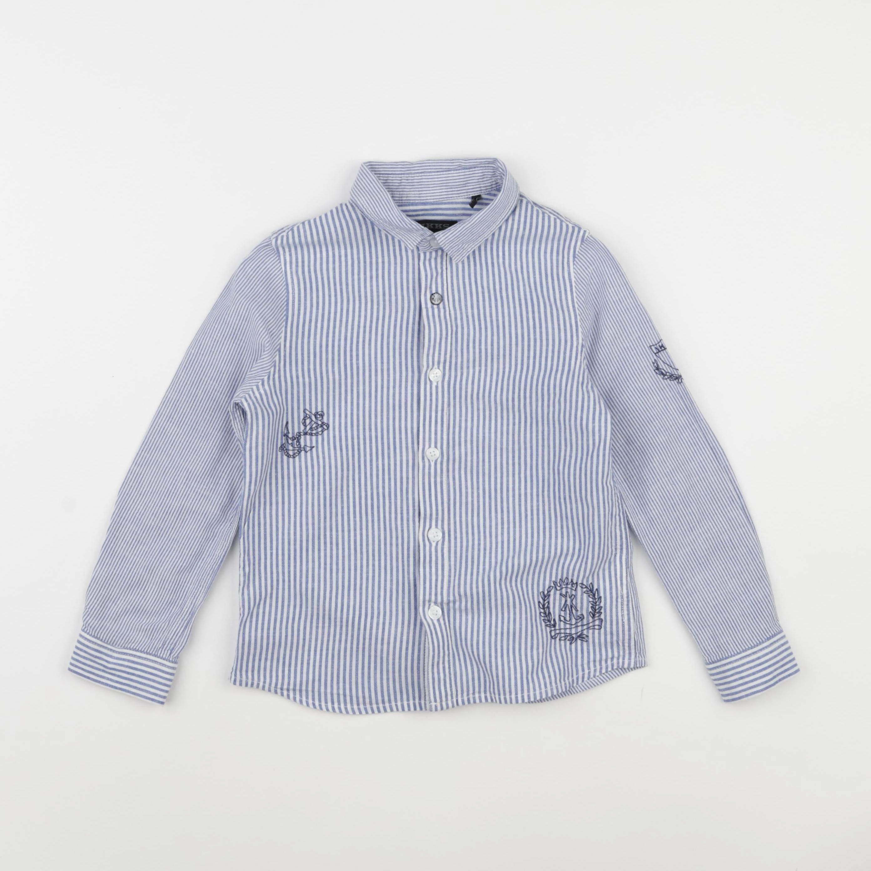 IKKS - chemise blanc, bleu - 4 ans