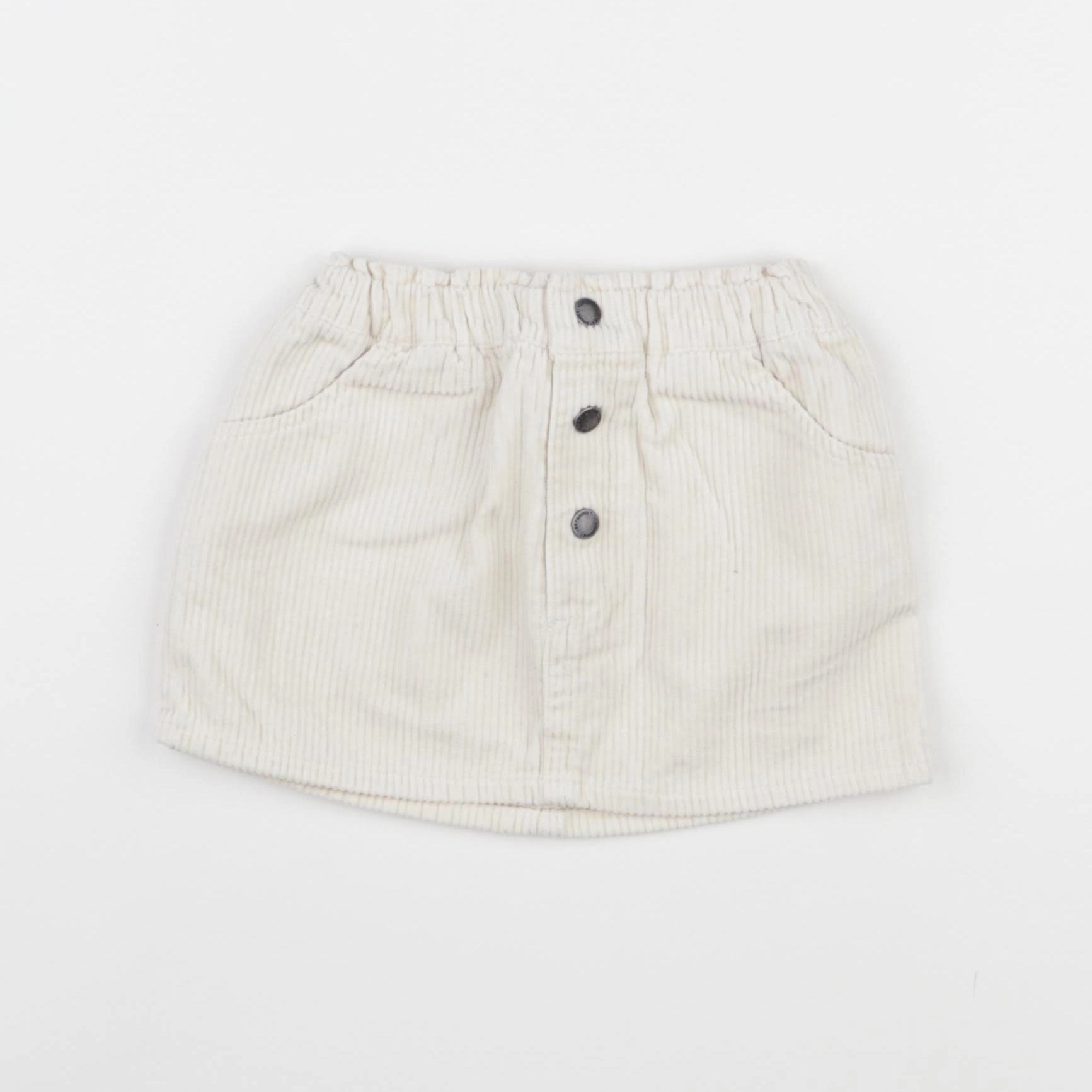 Vertbaudet - jupe beige - 9 mois