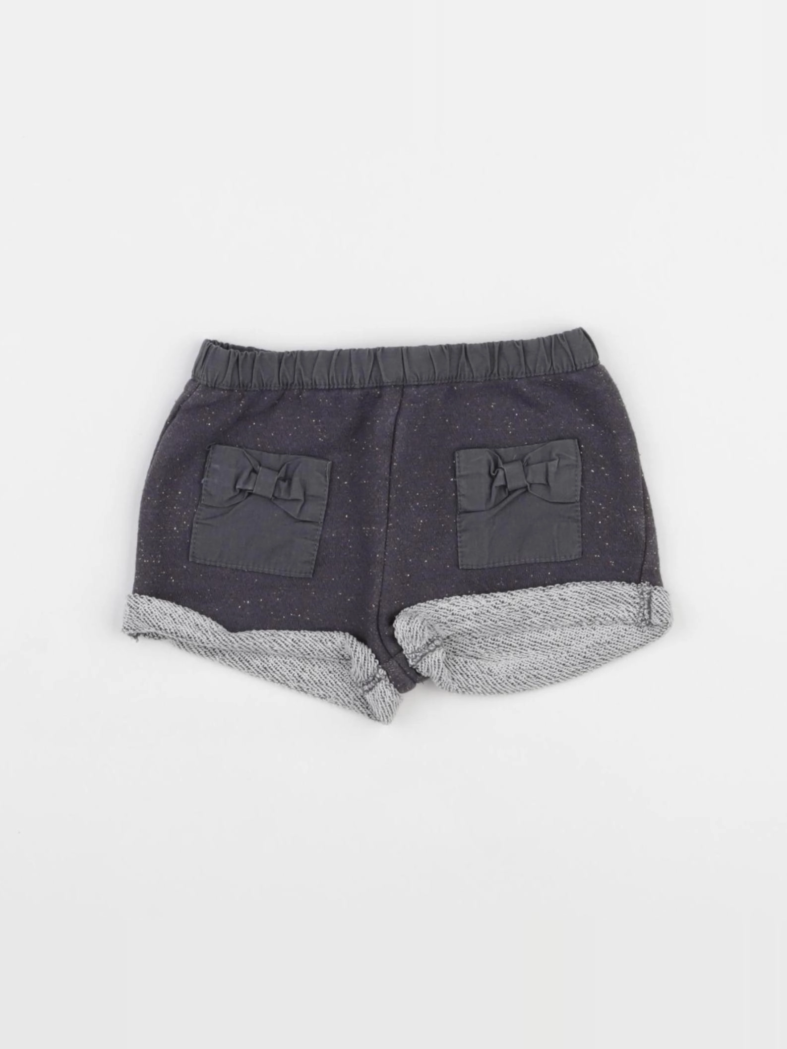 Vertbaudet - short gris, or - 9 mois