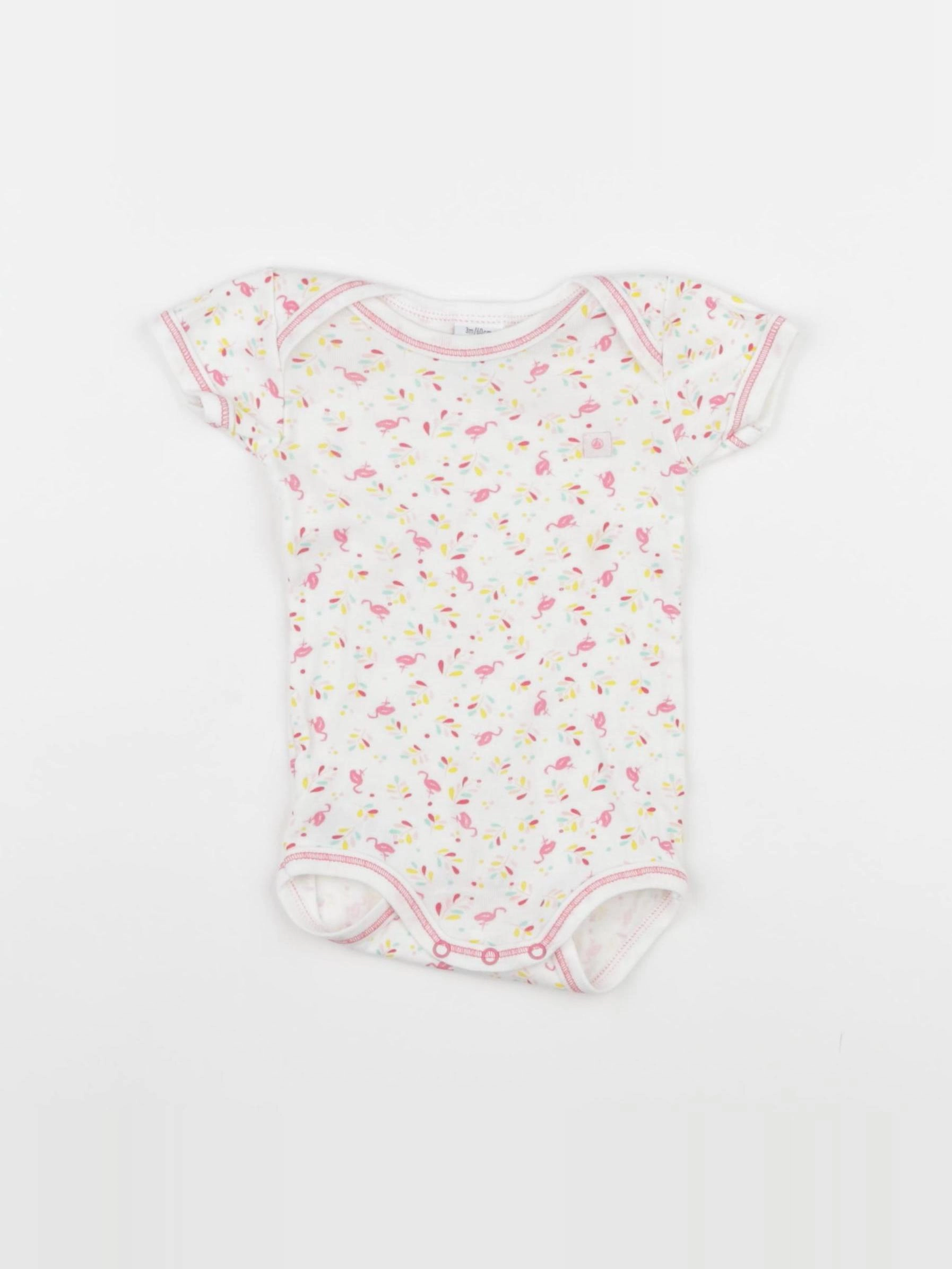 Petit Bateau - body multicolore - 3 mois