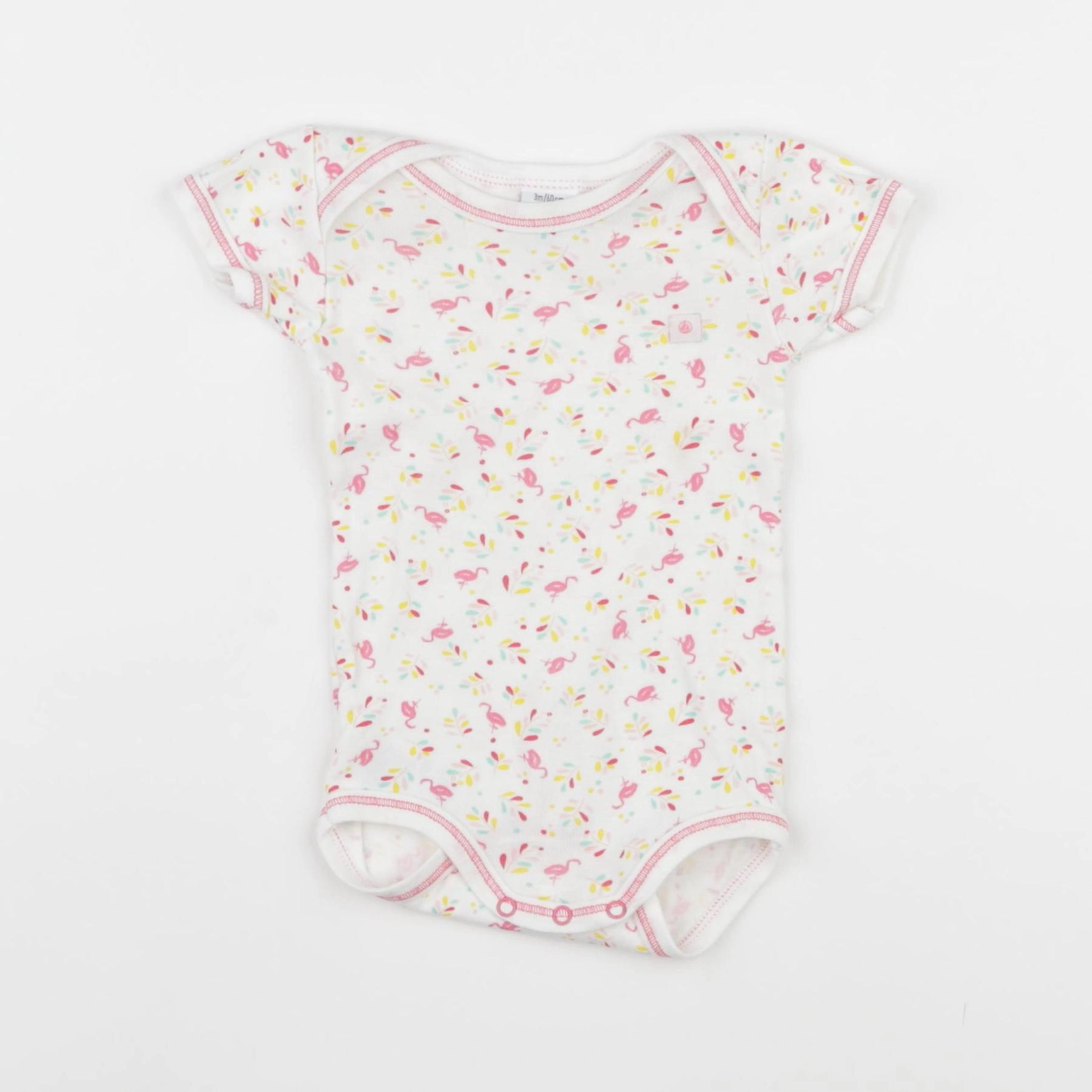 Petit Bateau - body multicolore - 3 mois