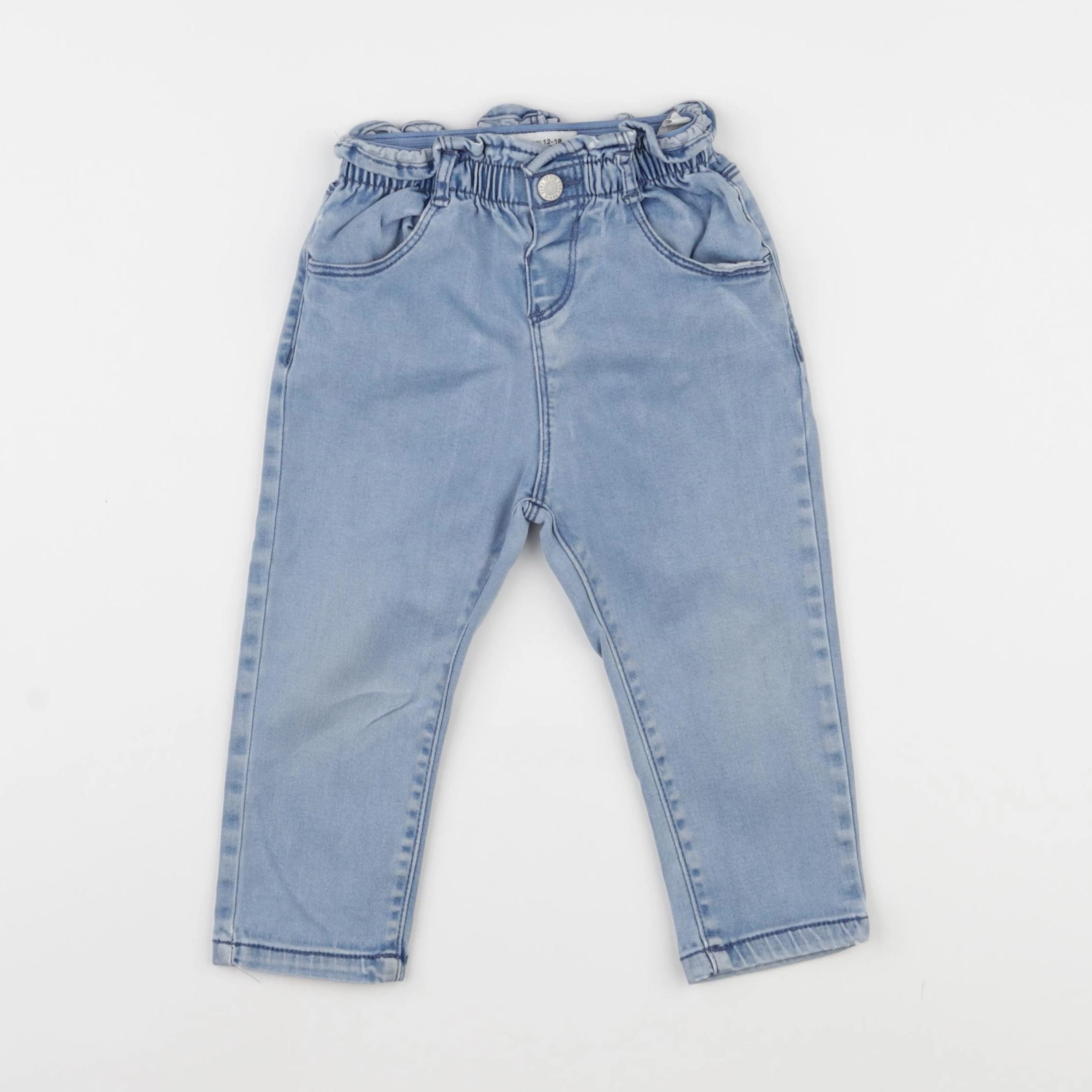 Zara - pantalon bleu - 12/18 mois